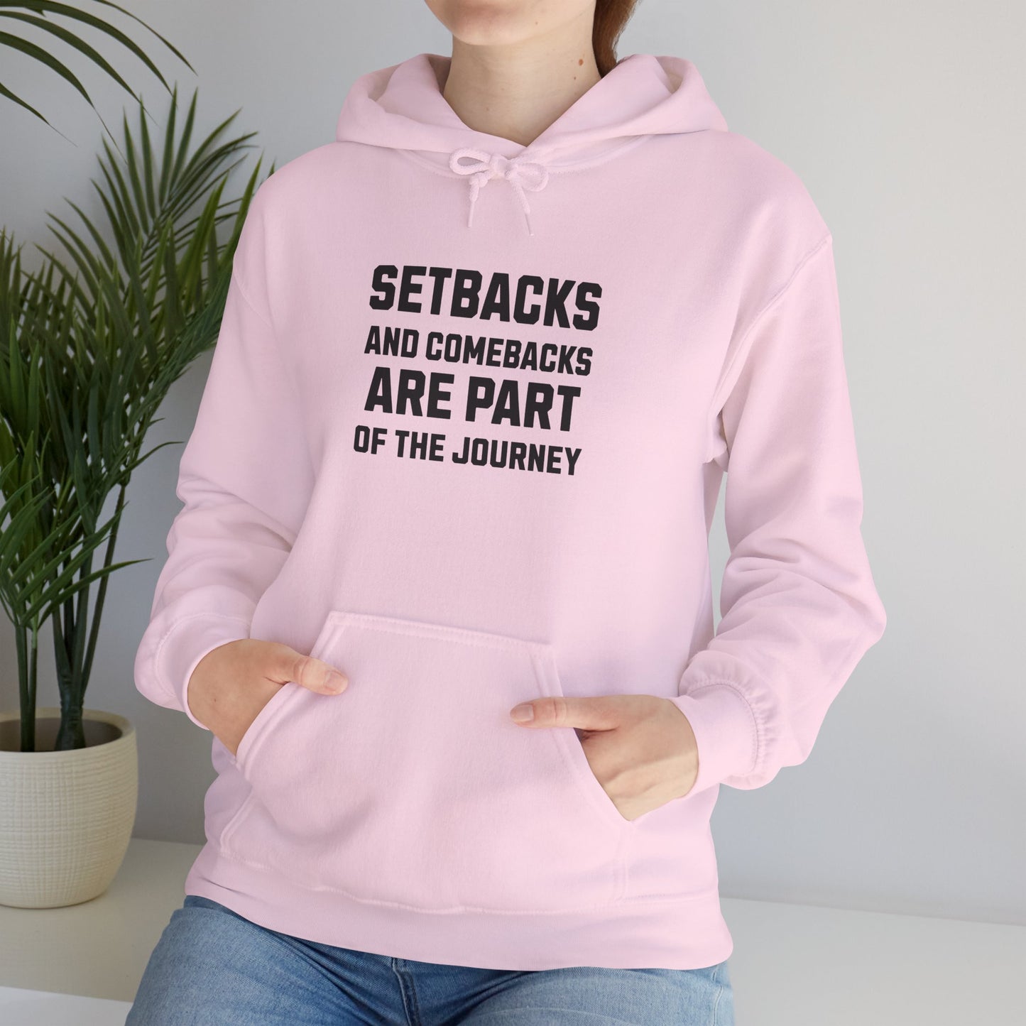 Never Give Up Motivational Hoodie
