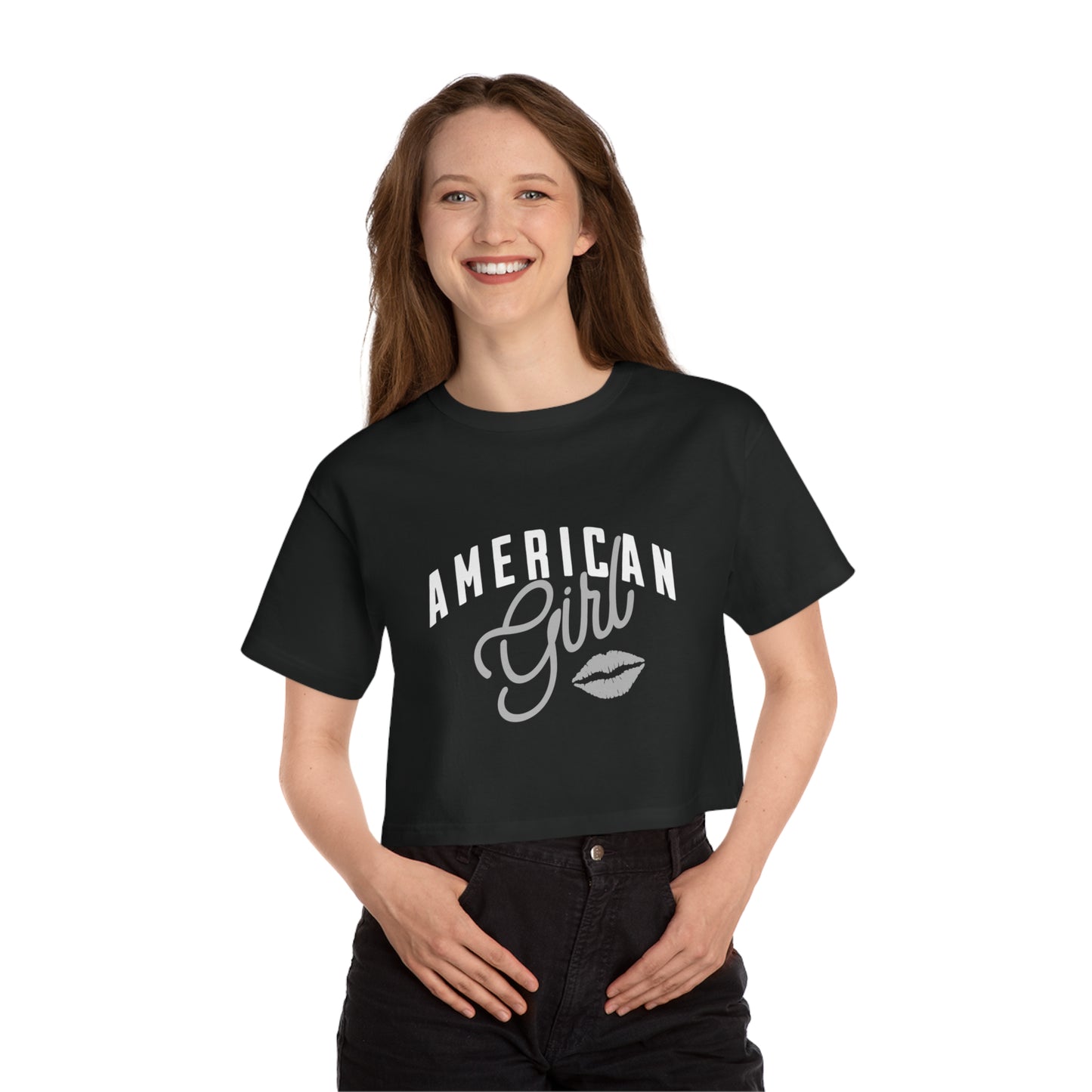 Champion American Woman Heritage Cropped Tee