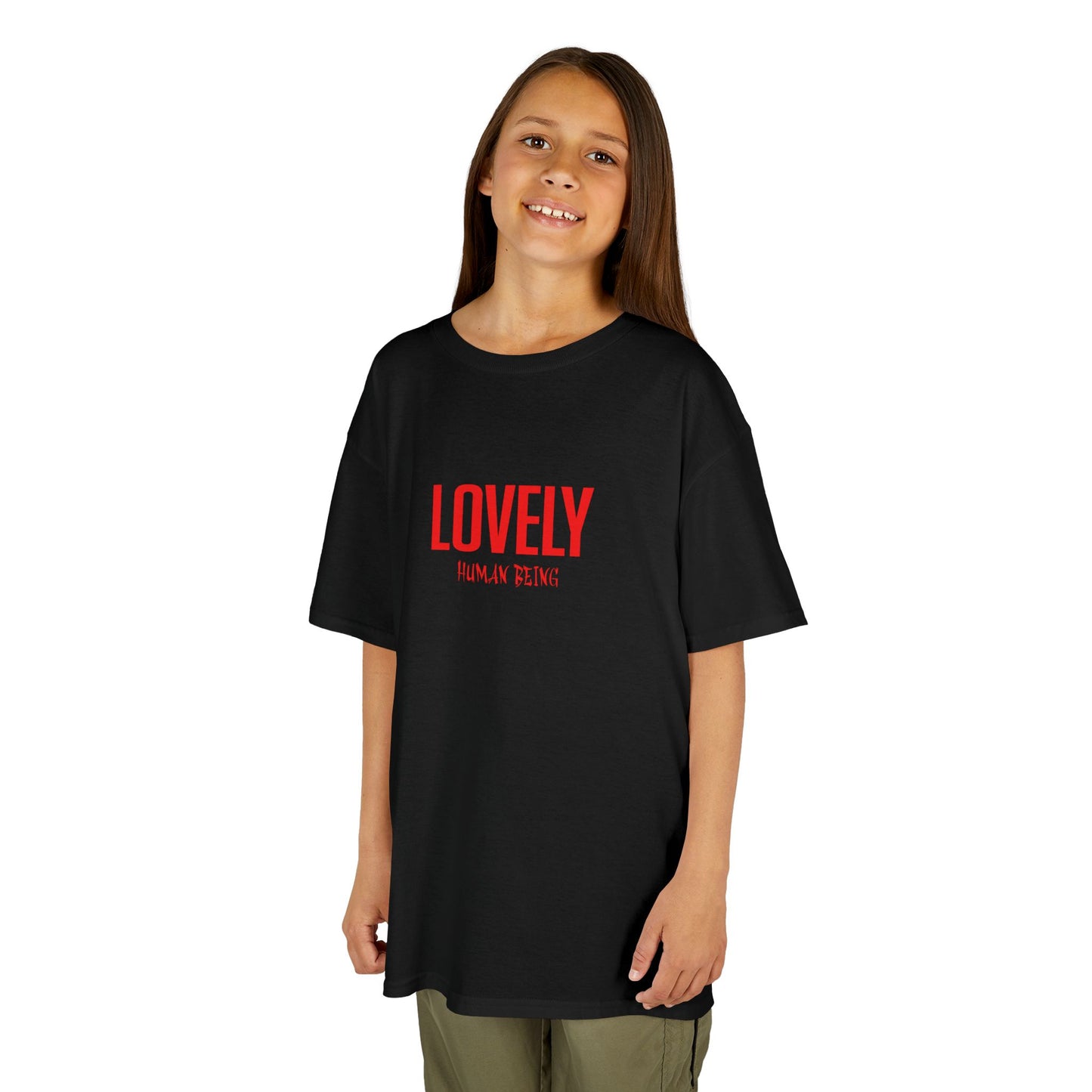 Lovely Human Being Kids Tee – Cute & Positive