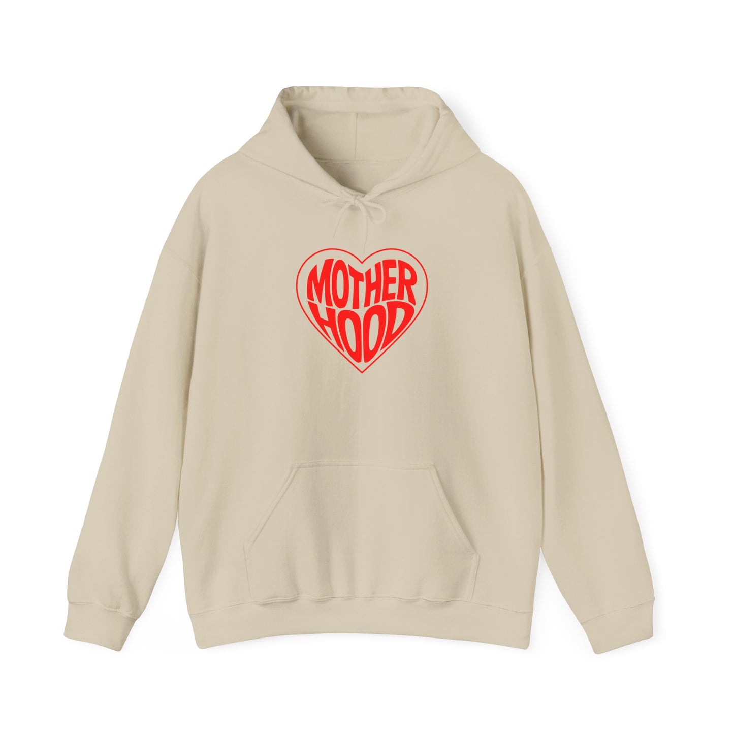 Motherhood Heart Hoodie – Cozy Love for Moms