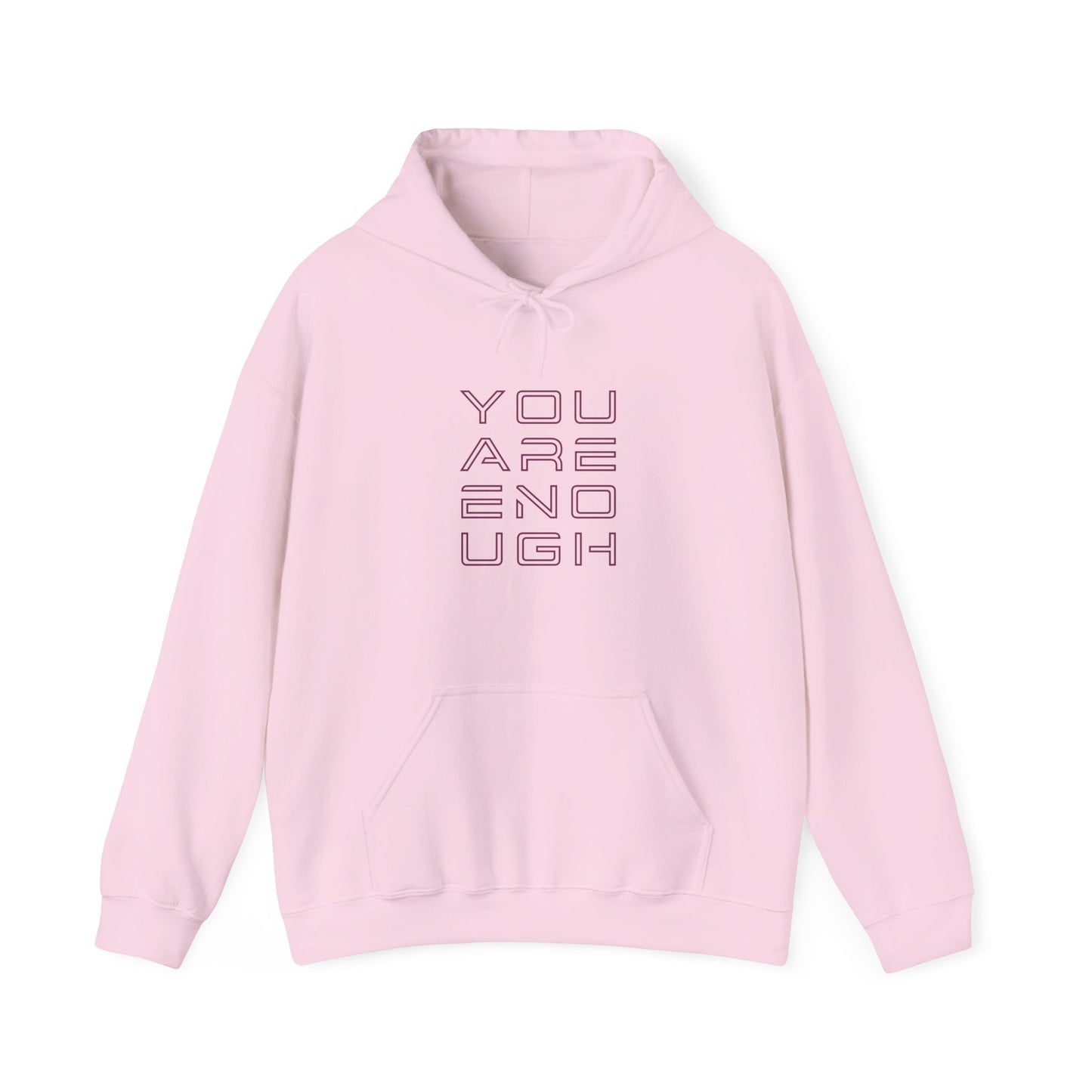 You Are Enough Hoodie – Floral Inspiration
