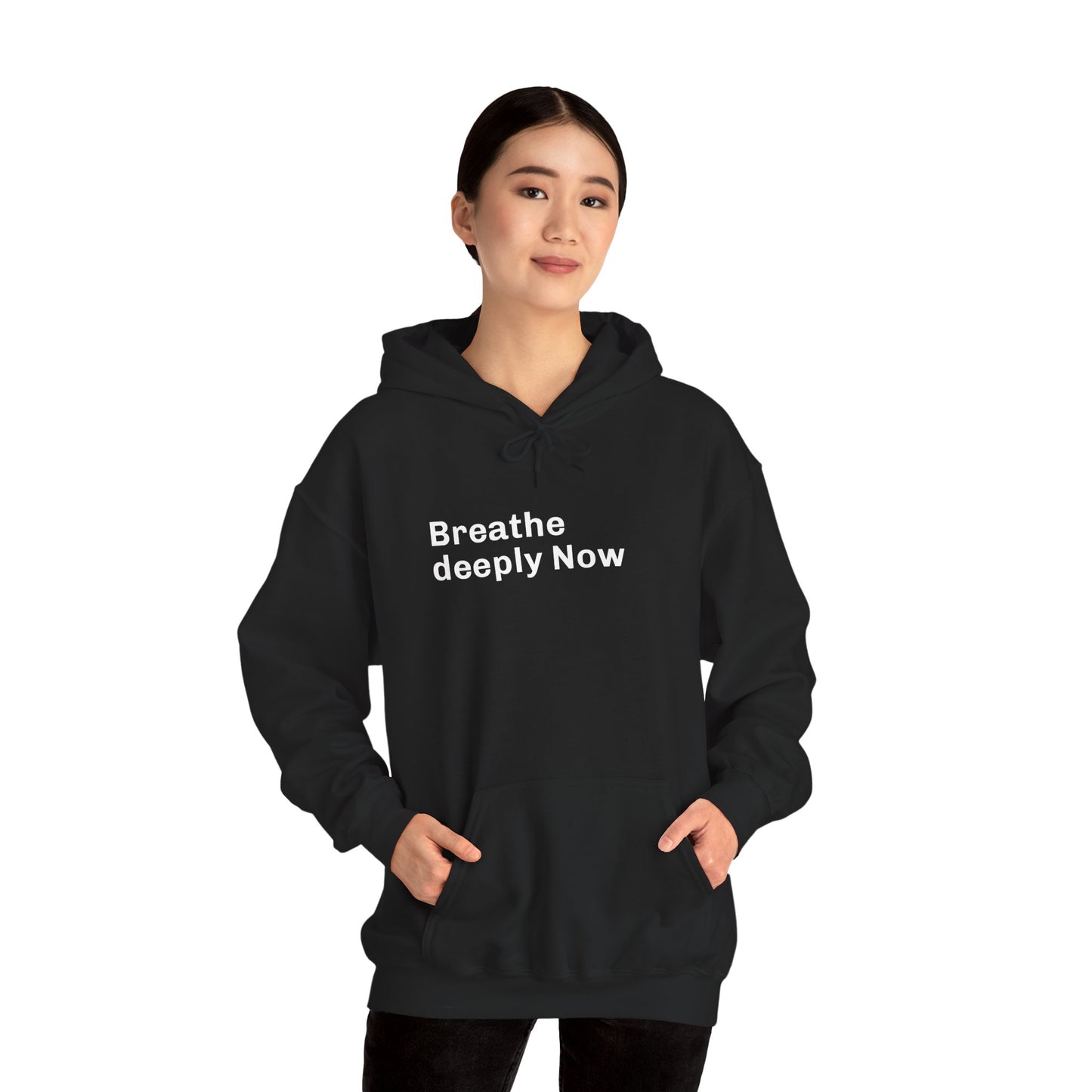 Breathe Deeply Now Unisex Mindfulness Hoodie