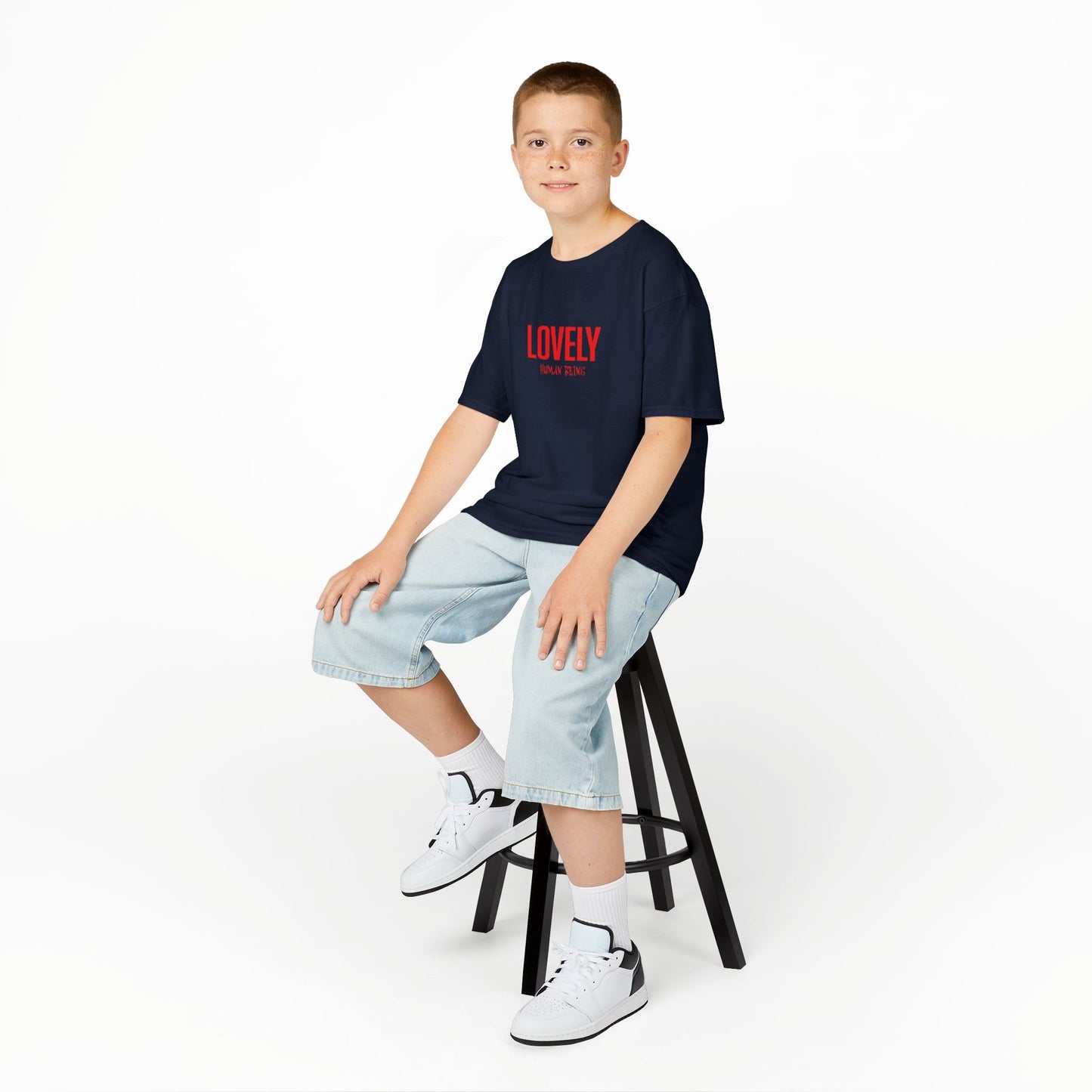 Lovely Human Being Kids Tee – Cute & Positive
