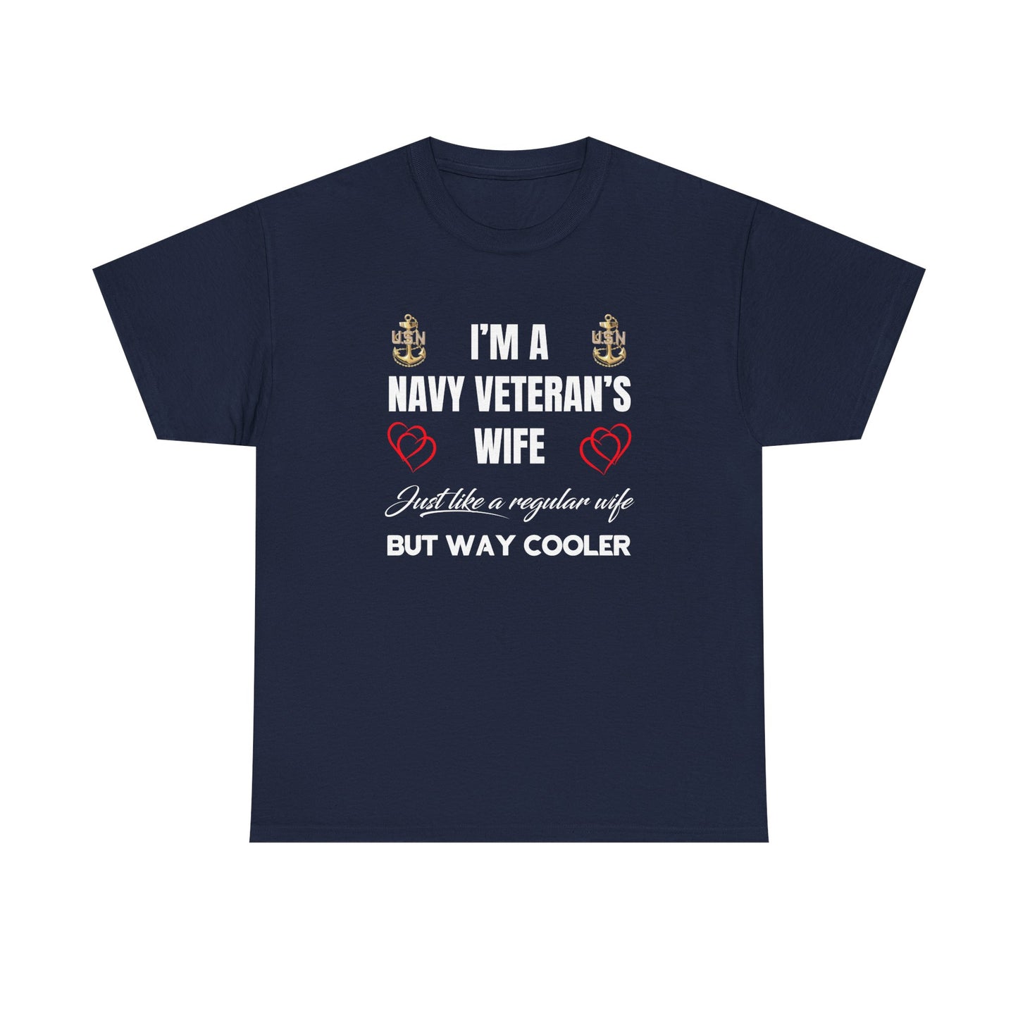 Proud Navy Wife Tee – Strength, Love & Service