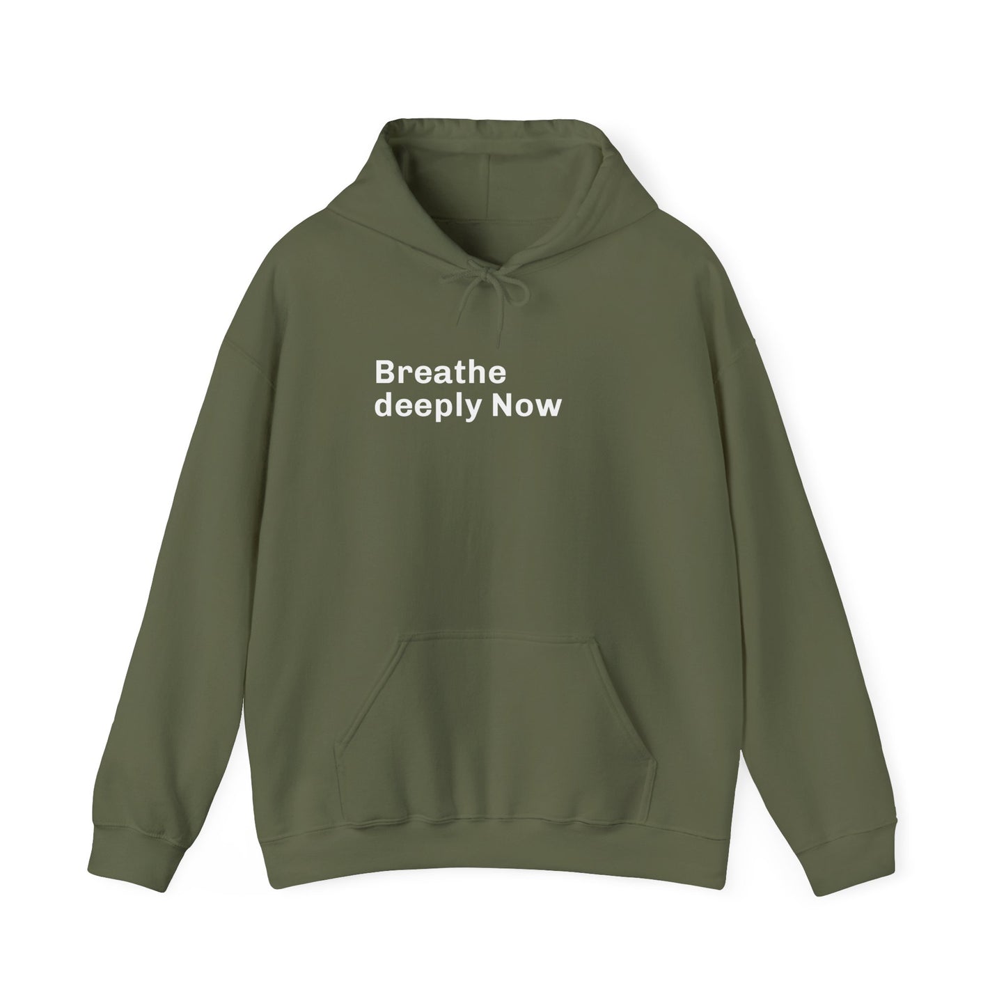 Breathe Deeply Now Unisex Mindfulness Hoodie