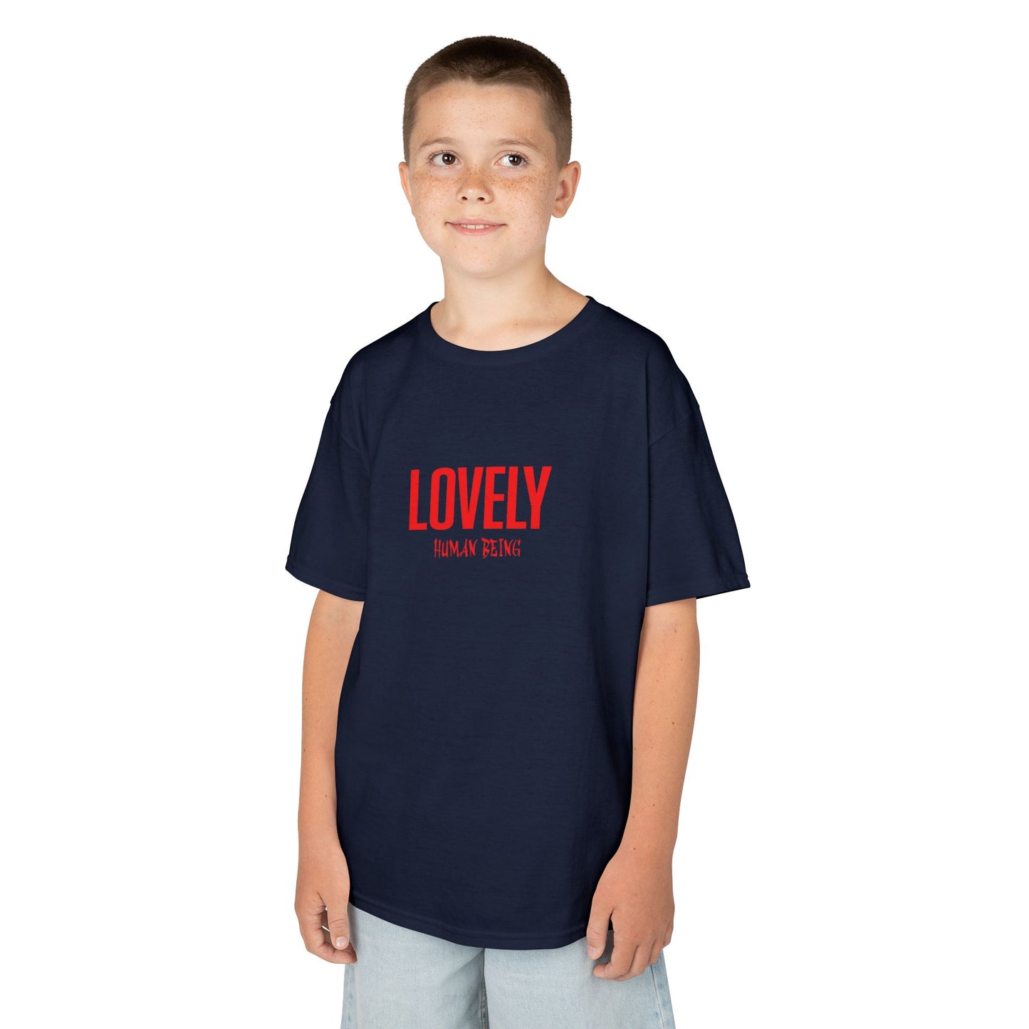 Lovely Human Being Kids Tee – Cute & Positive