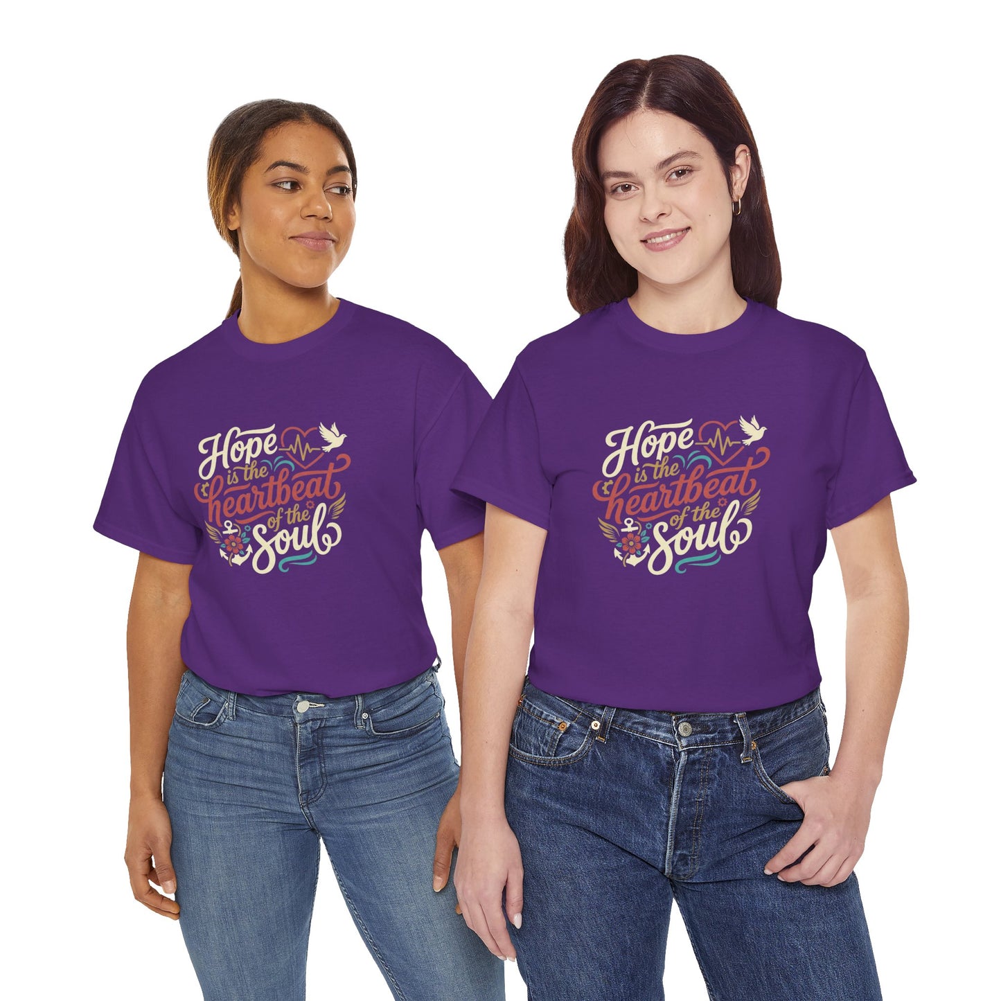 Purposeful Style: Hope Is a Heartbeat of the Soul Premium Tee