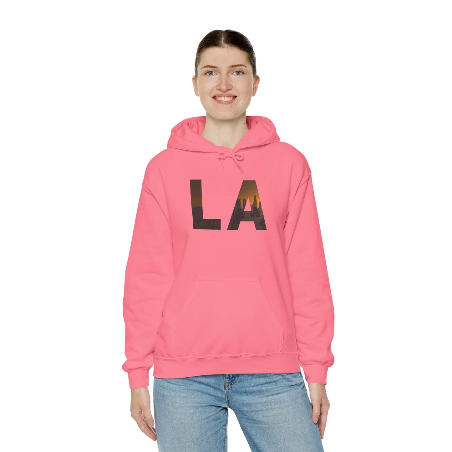 LA Graphic Hoodie – Unisex Streetwear Sweatshirt by Dripp’N Gear, Cozy Everyday Fashion Gift