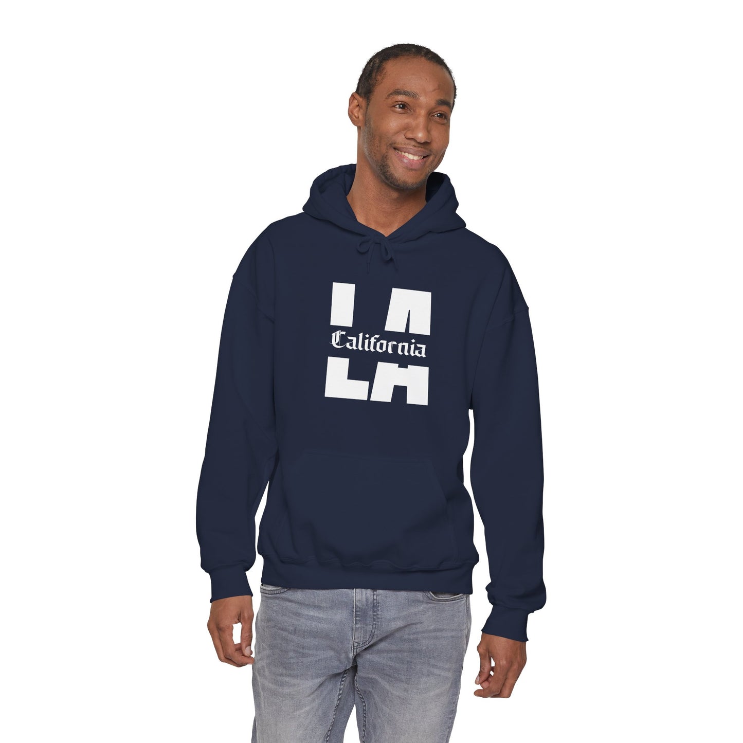 LA California Retro Block Hoodie