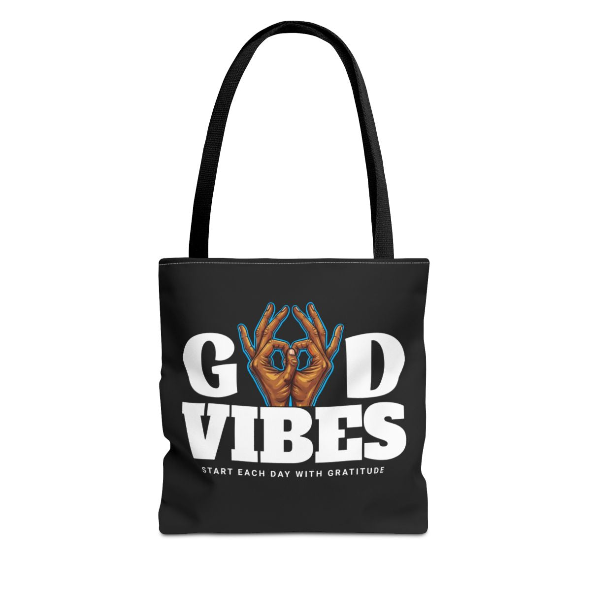 Radiate Positivity: Start Each Day With Gratitude Premium Canvas Tote