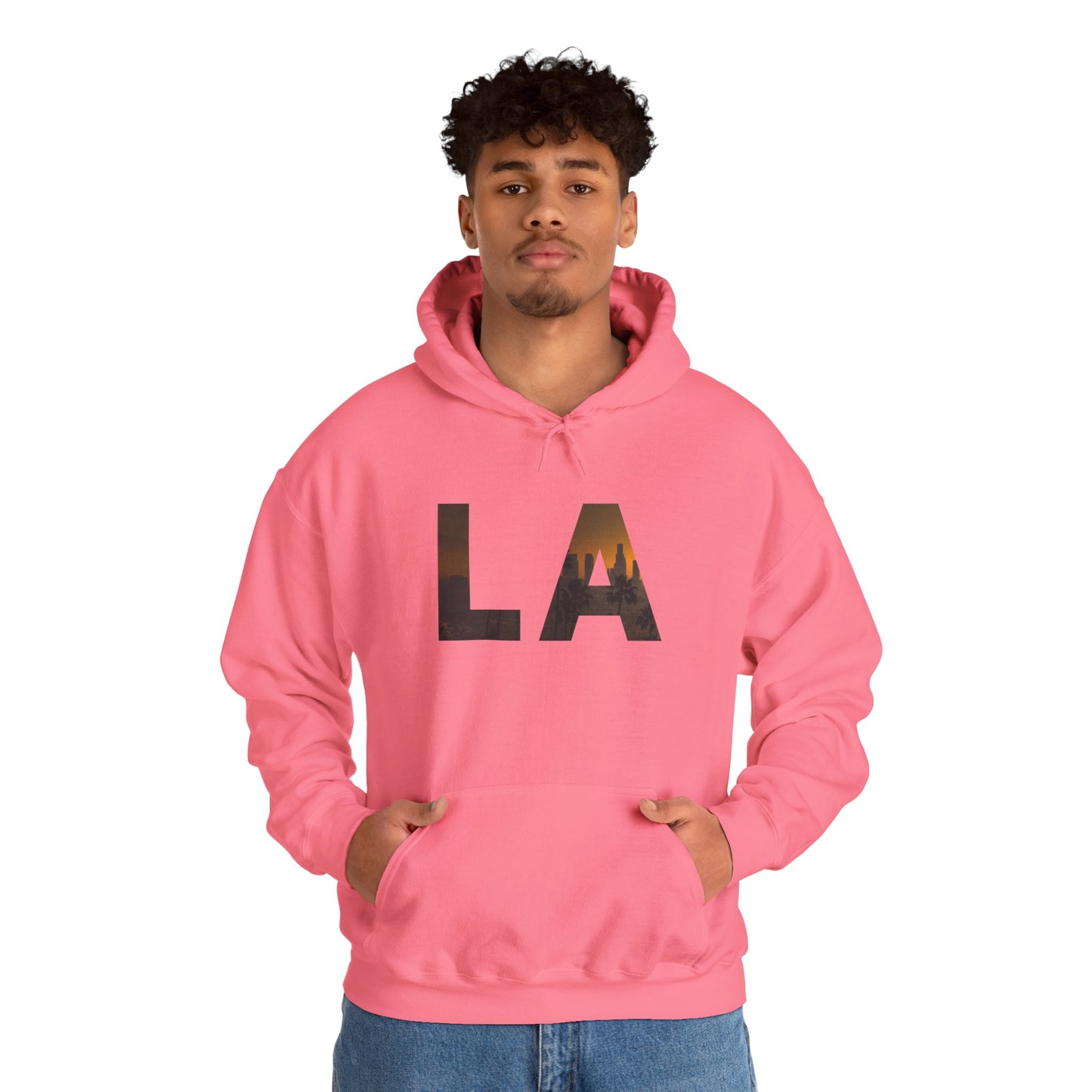 LA Graphic Hoodie – Unisex Streetwear Sweatshirt by Dripp’N Gear, Cozy Everyday Fashion Gift