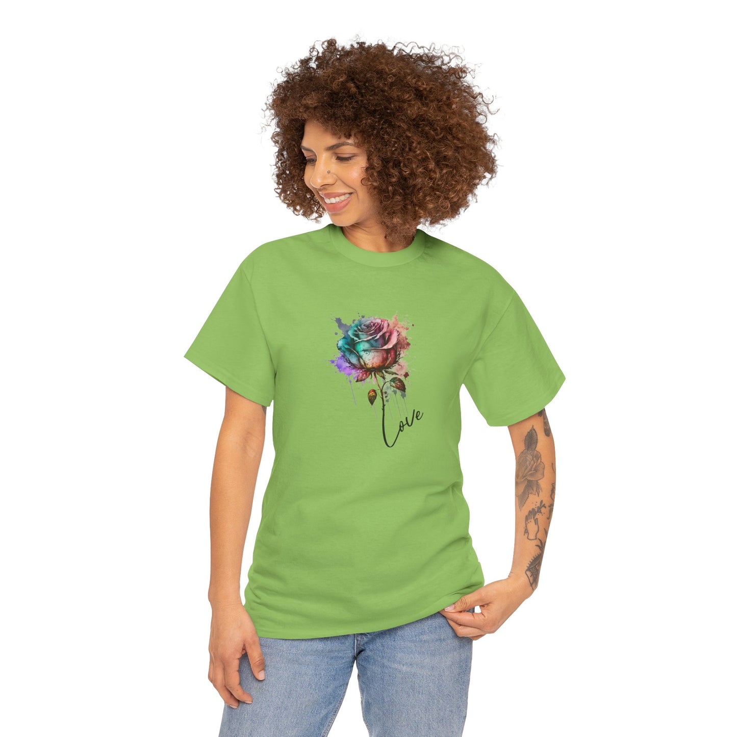 Blooming Style Rose Tee – Dripp’N Gear