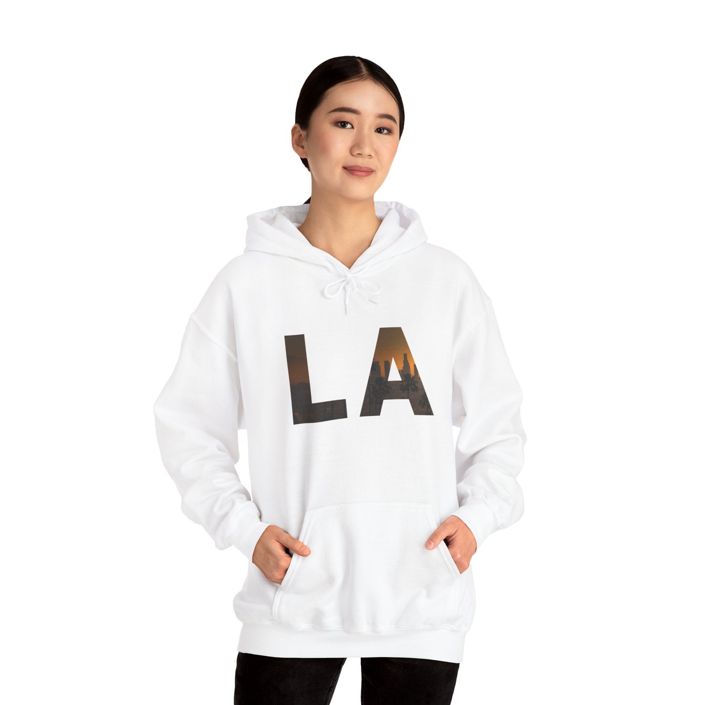 LA Graphic Hoodie – Unisex Streetwear Sweatshirt by Dripp’N Gear, Cozy Everyday Fashion Gift