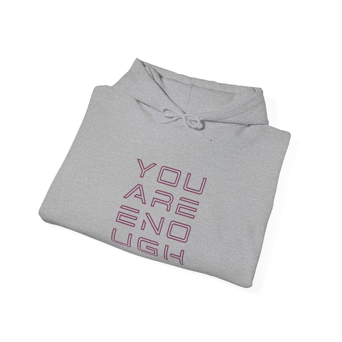 You Are Enough Hoodie – Floral Inspiration