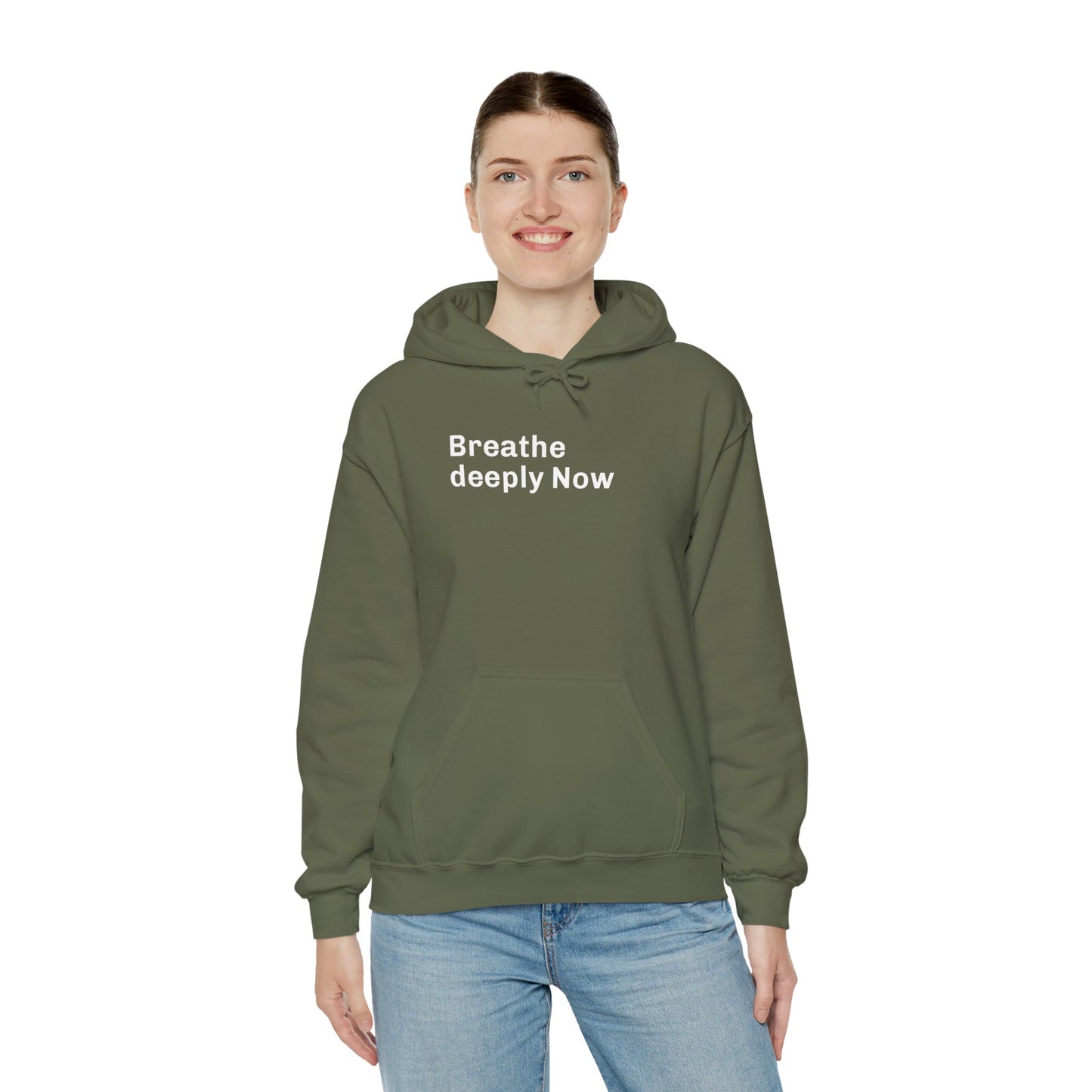 Breathe Deeply Now Unisex Mindfulness Hoodie