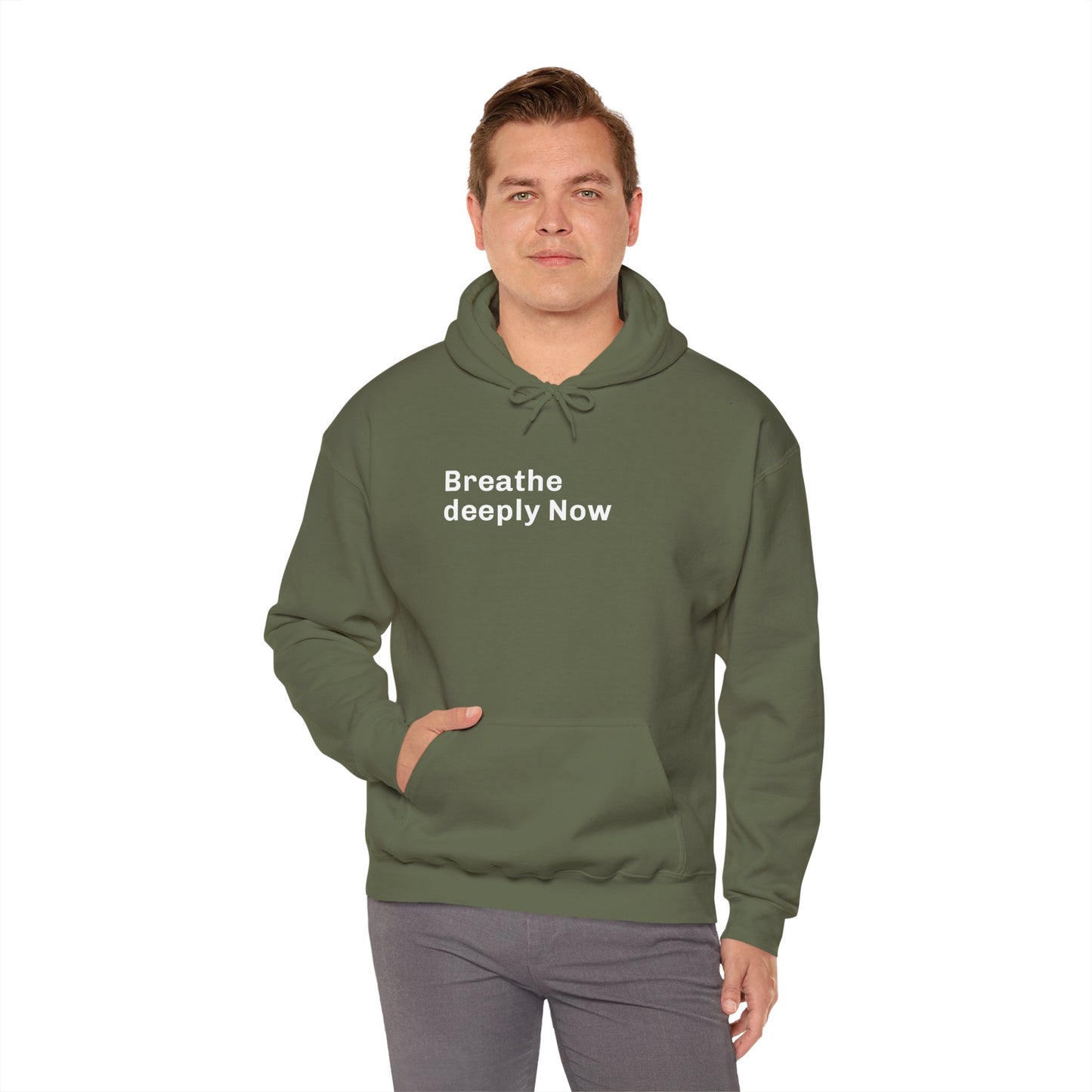 Breathe Deeply Now Unisex Mindfulness Hoodie