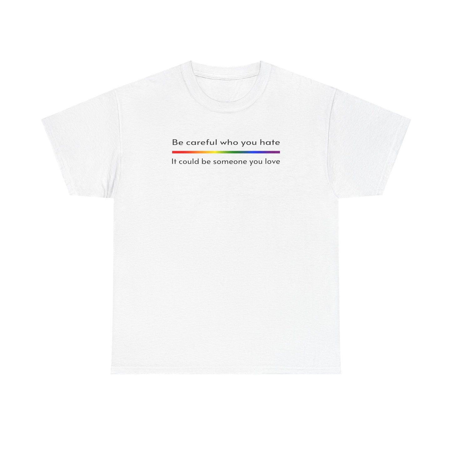 Be Careful Unisex Heavy Cotton Tee