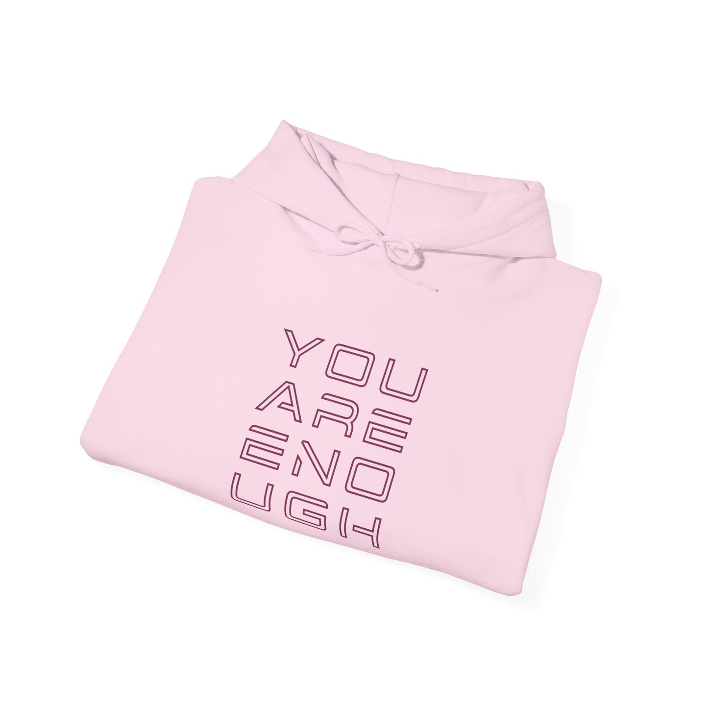 You Are Enough Hoodie – Floral Inspiration
