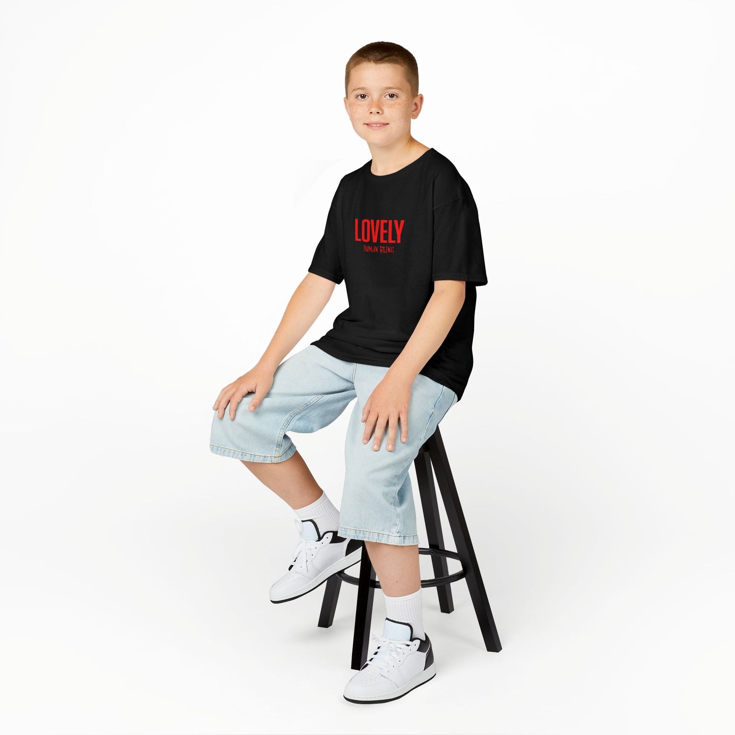 Lovely Human Being Kids Tee – Cute & Positive