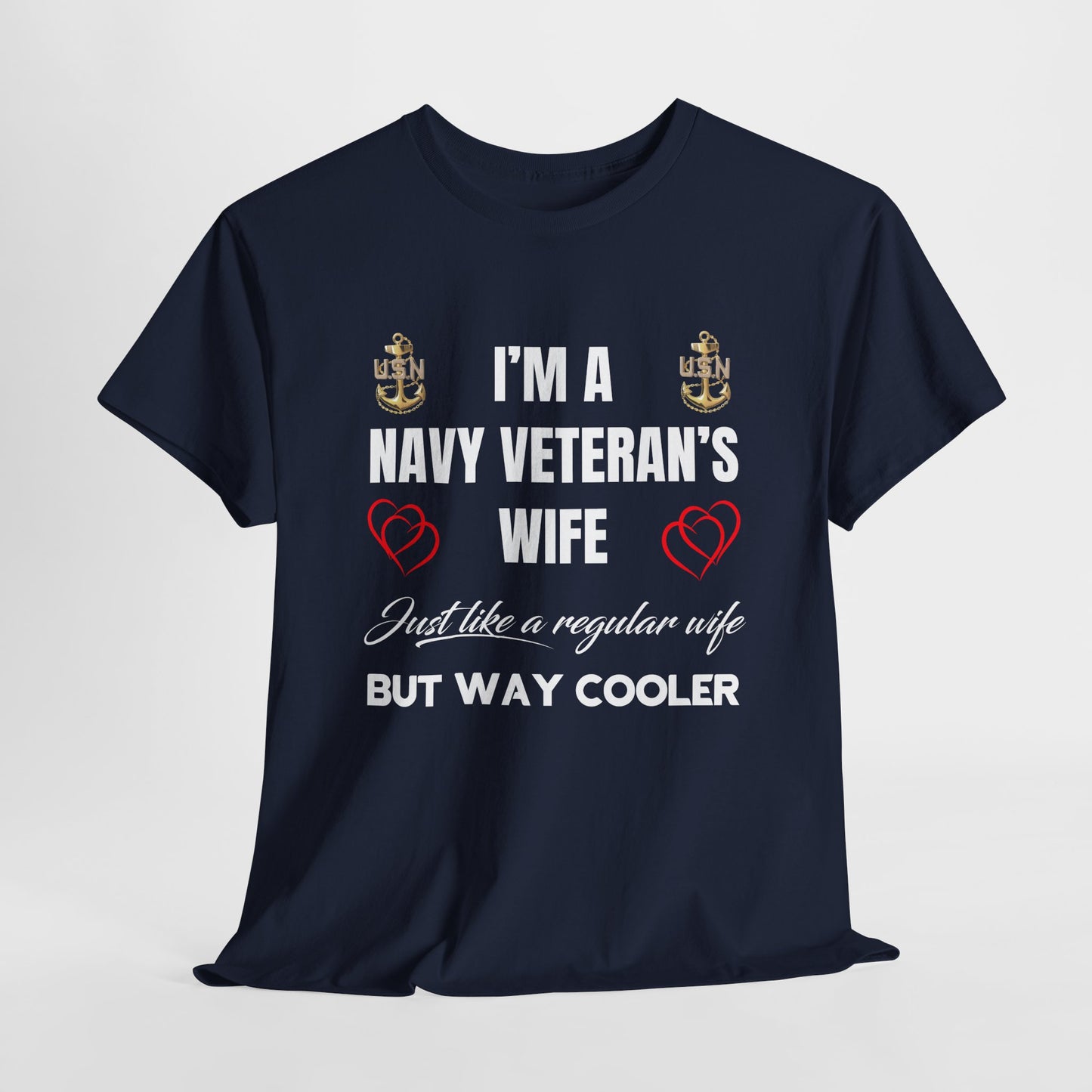 Proud Navy Wife Tee – Strength, Love & Service