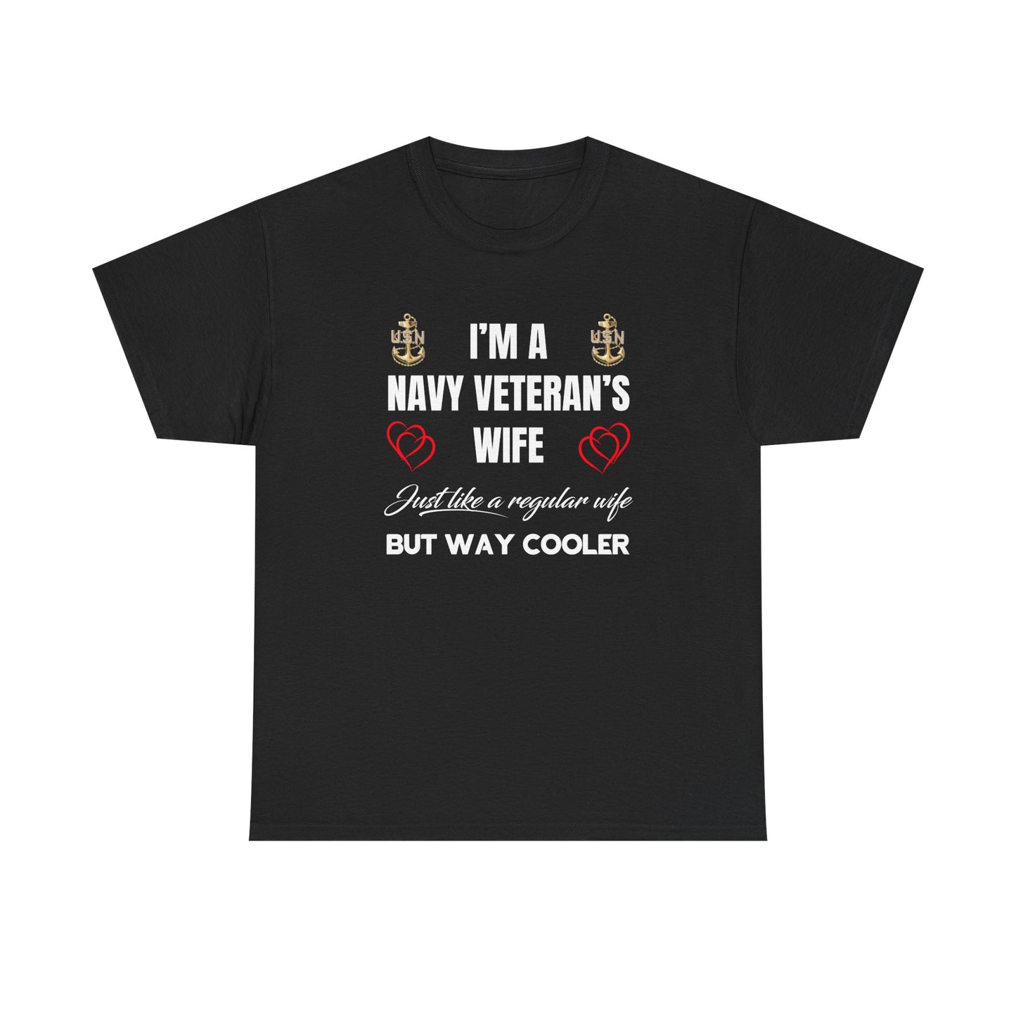 Proud Navy Wife Tee – Strength, Love & Service