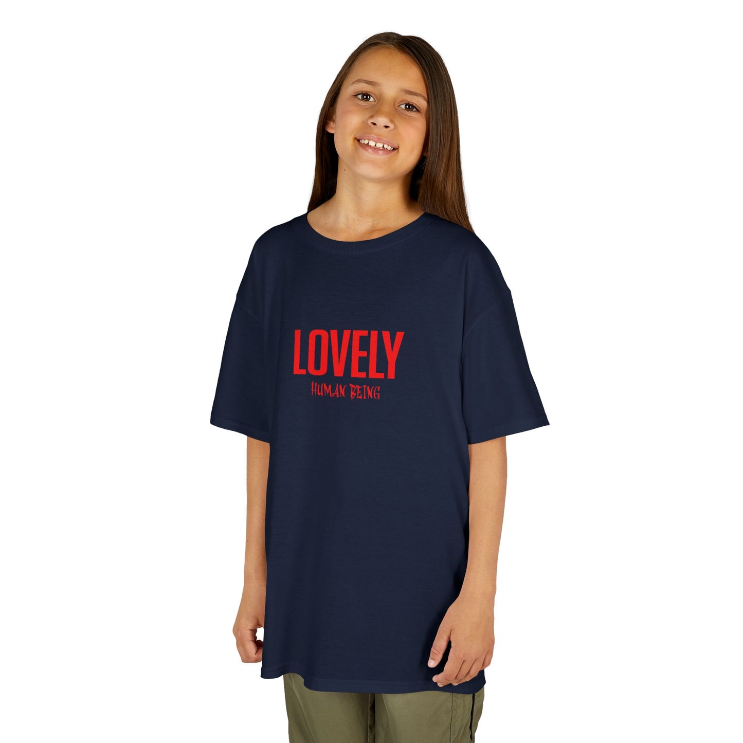 Lovely Human Being Kids Tee – Cute & Positive