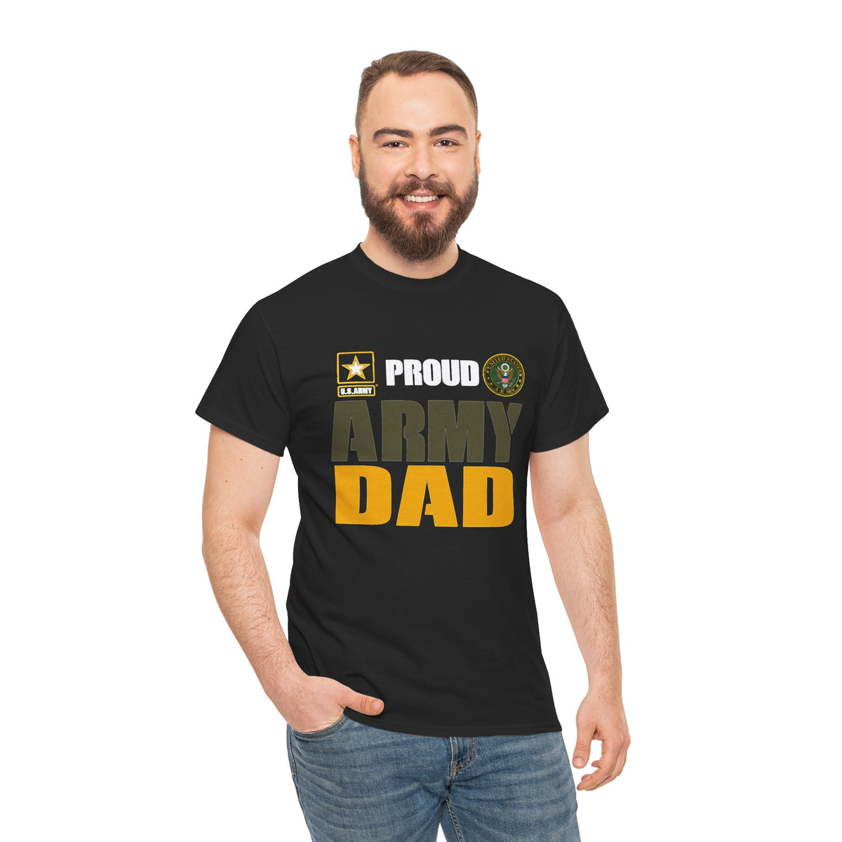 Proud Army Dad T-Shirt — Military Dad Tee