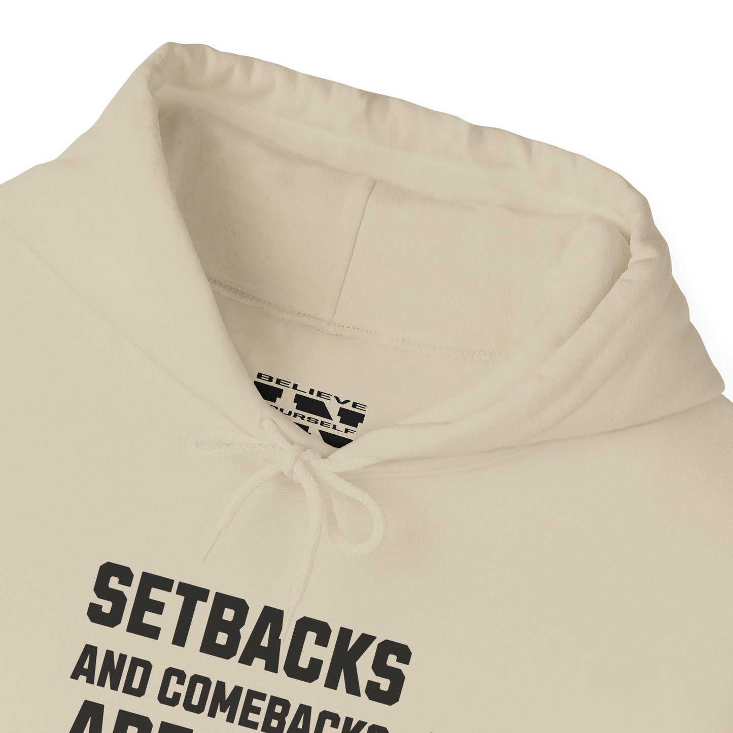 Never Give Up Motivational Hoodie