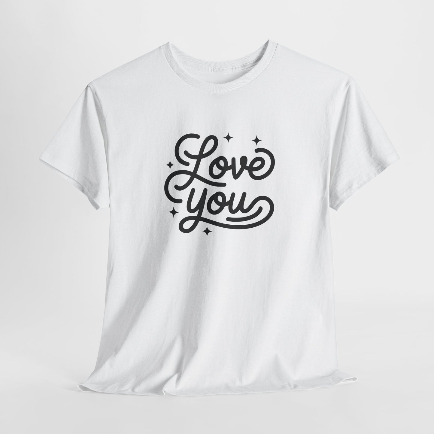 Love You Tee – Bold, Soft, Everyday Romance
