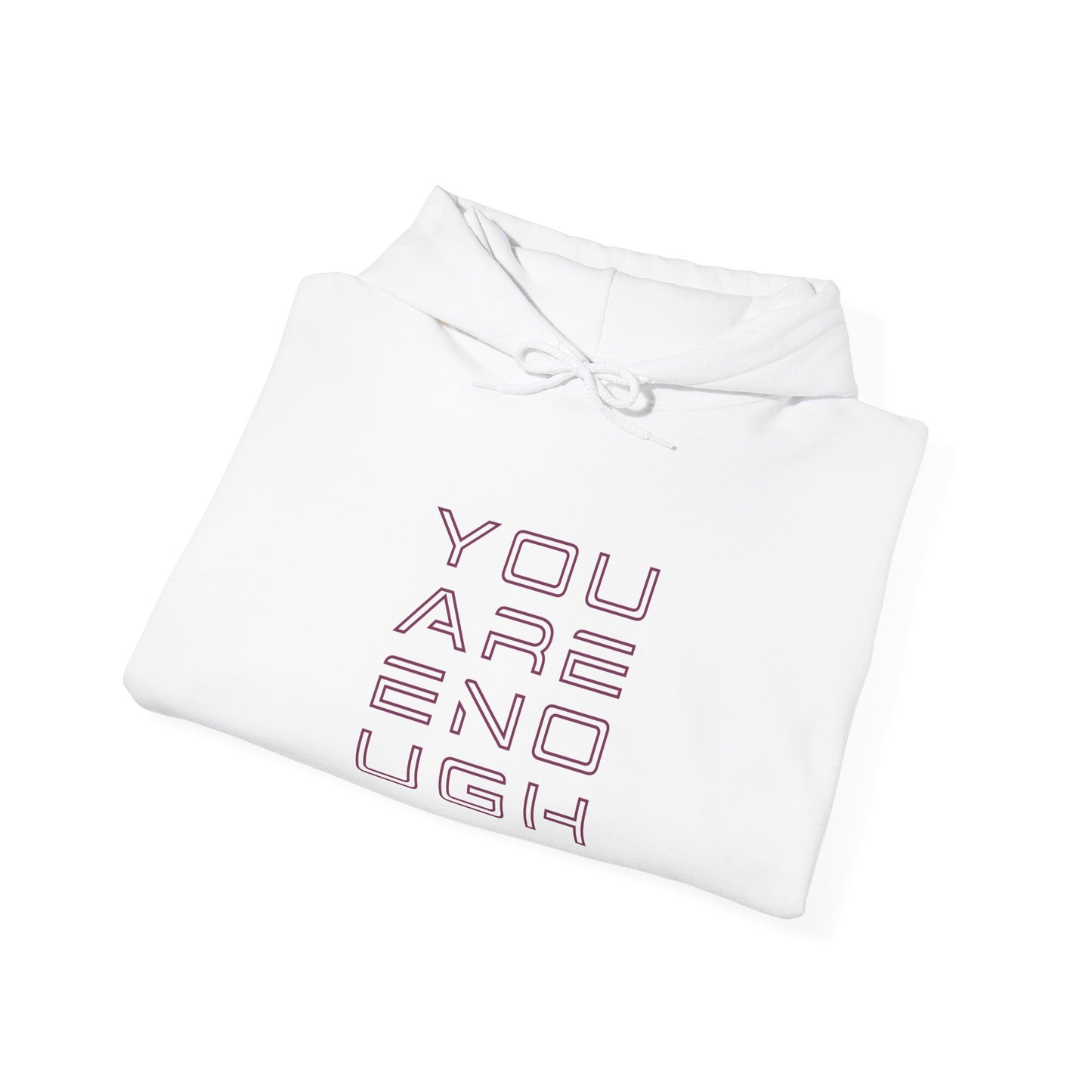 You Are Enough Hoodie – Floral Inspiration