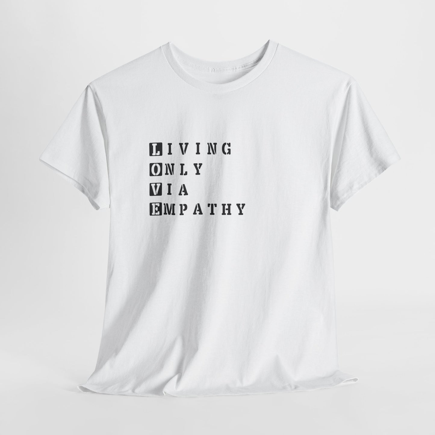 The Love Box: Living Only Via Empathy (L.O.V.E.) Premium Tee
