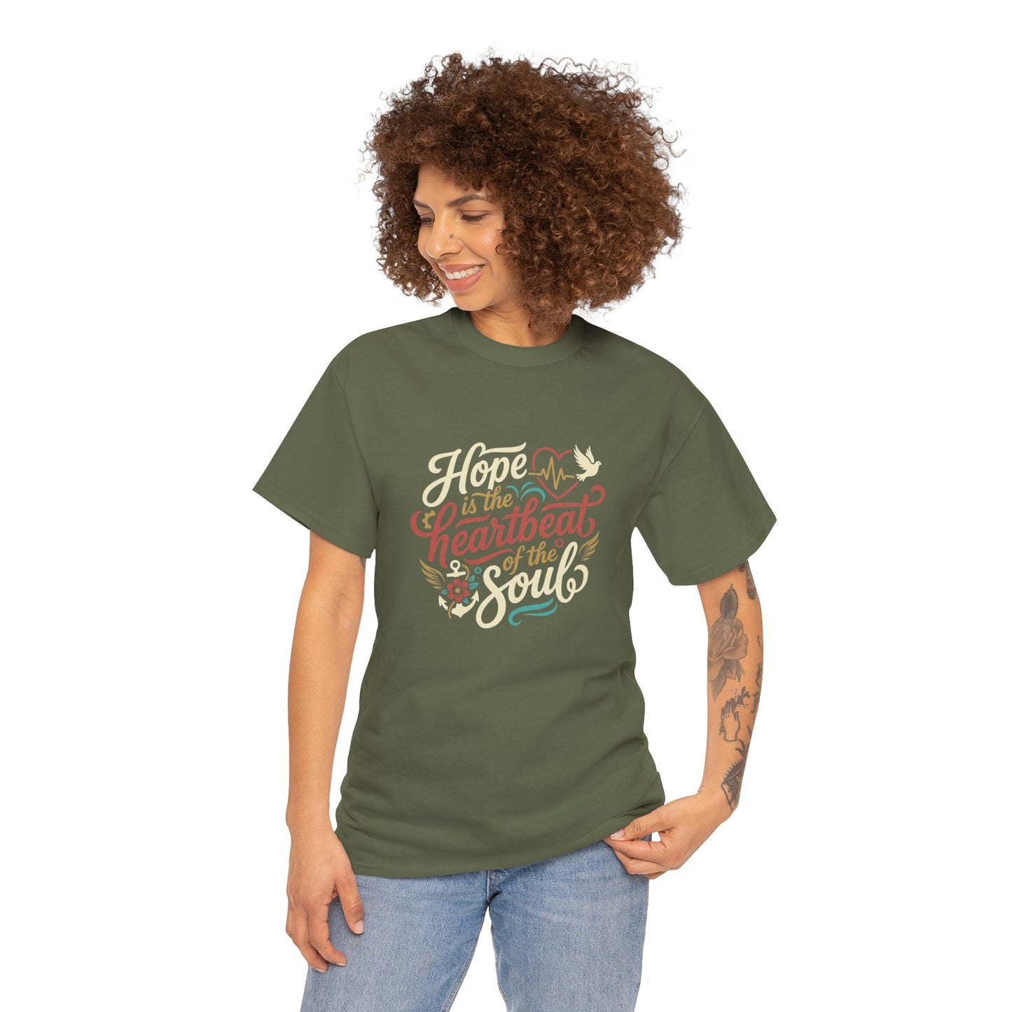 Purposeful Style: Hope Is a Heartbeat of the Soul Premium Tee