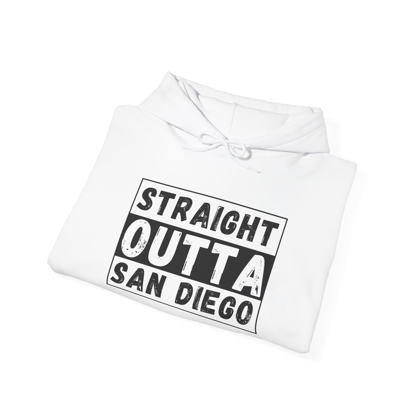 Straight Outta San Diego Hoodie — San Diego Graphic Pullover
