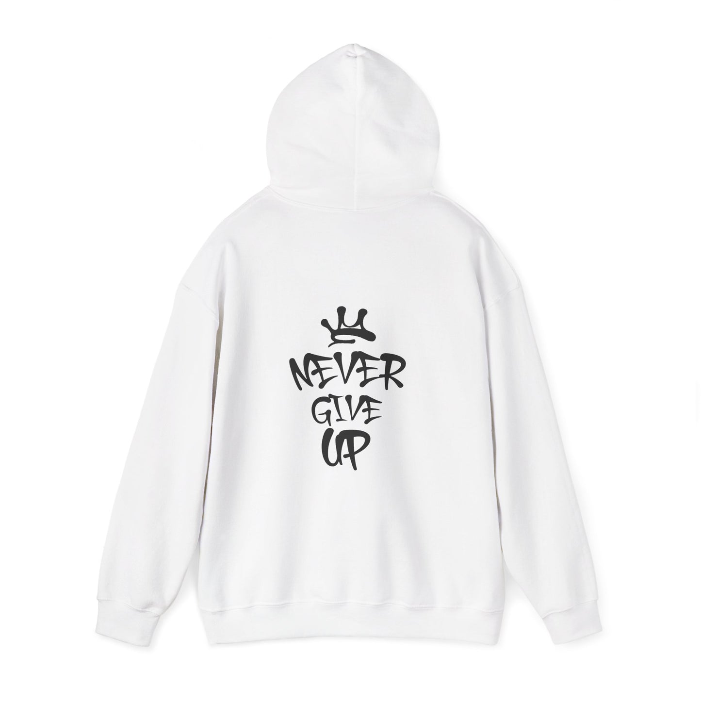 Never Give Up Motivational Hoodie