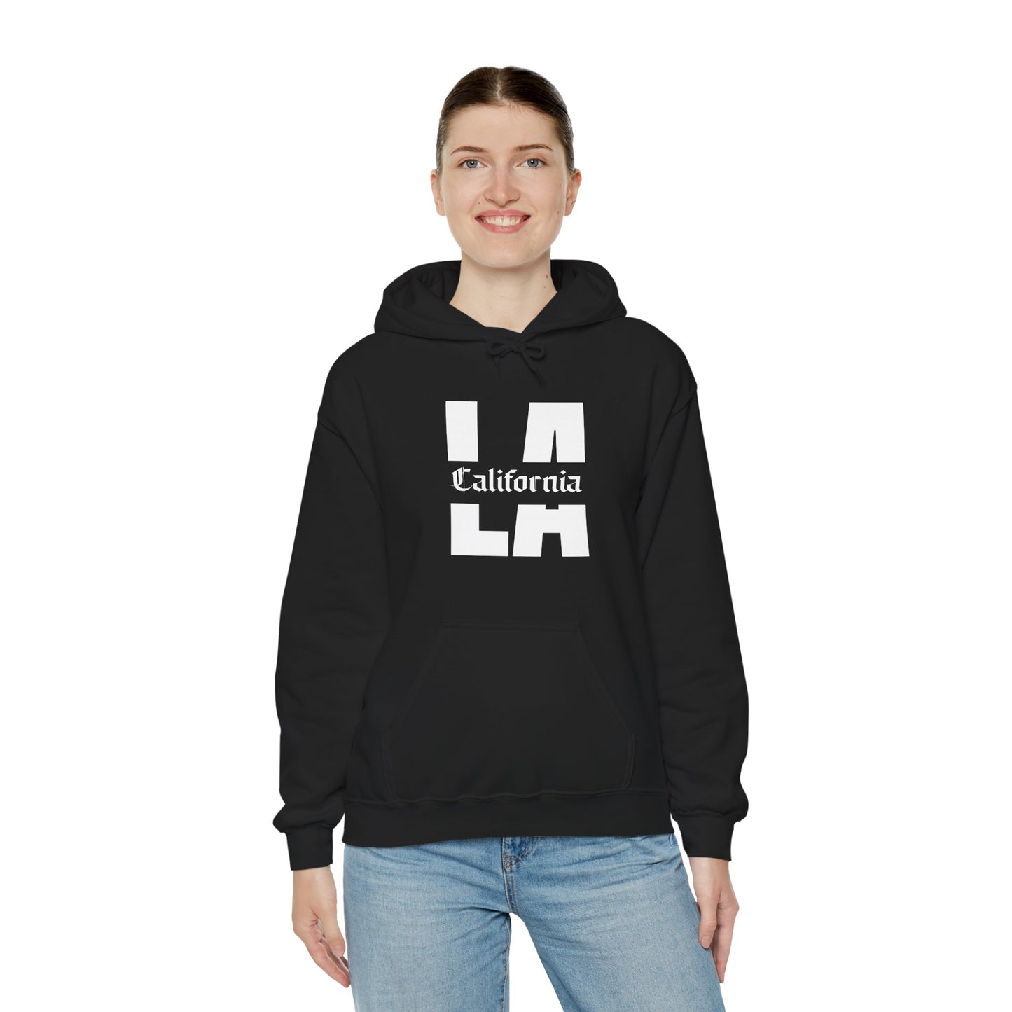 LA California Retro Block Hoodie