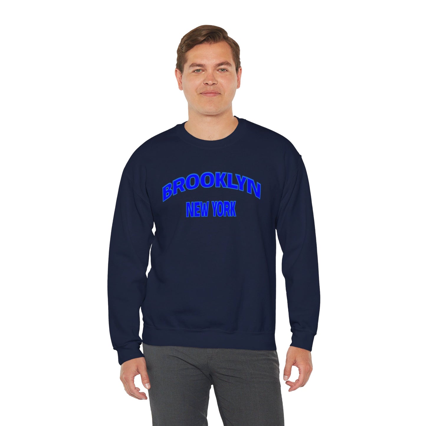 Brooklyn New York Unisex Heavy Blend™ Crewneck Sweatshirt