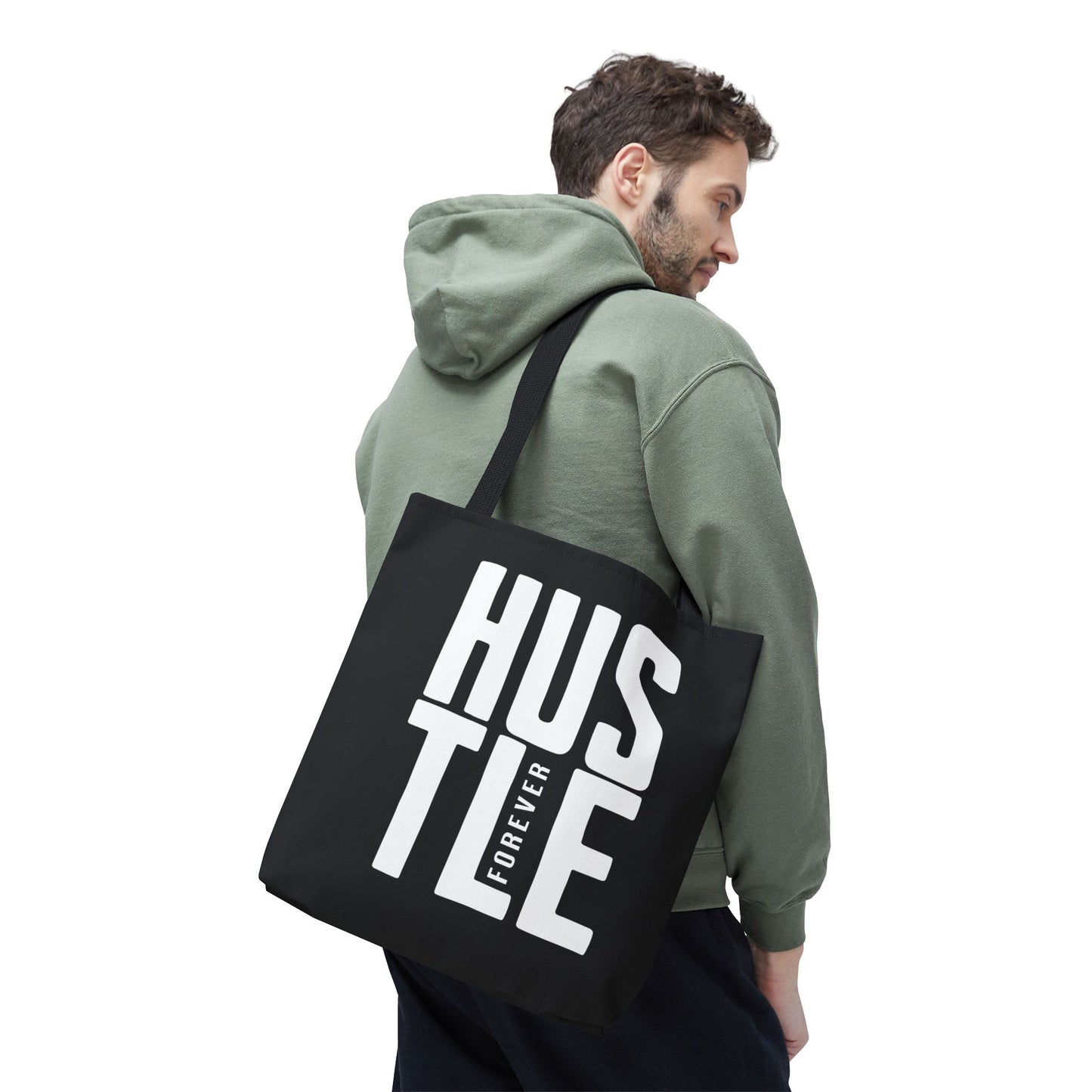 Hustle Forever Canvas Tote Bag
