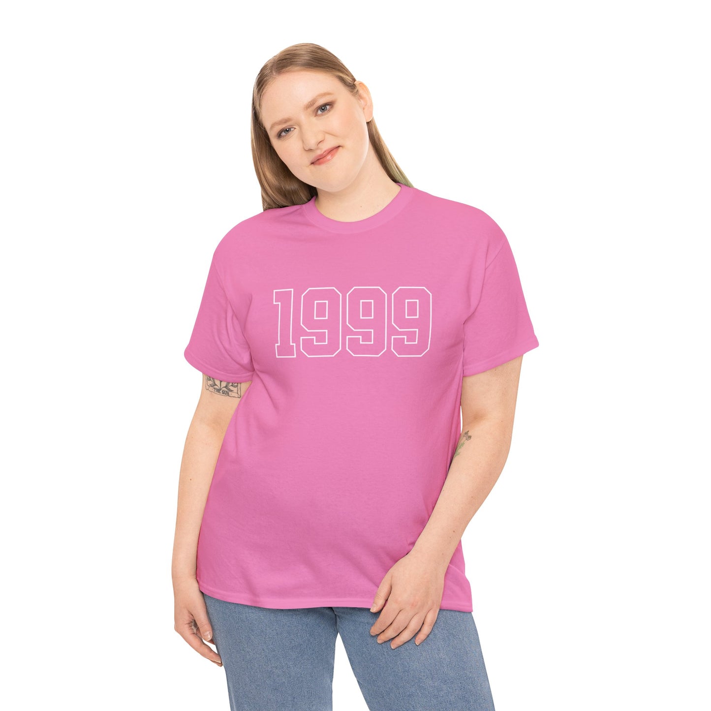 1999 Unisex Tee - Retro Vintage Style Heavy Cotton T-Shirt