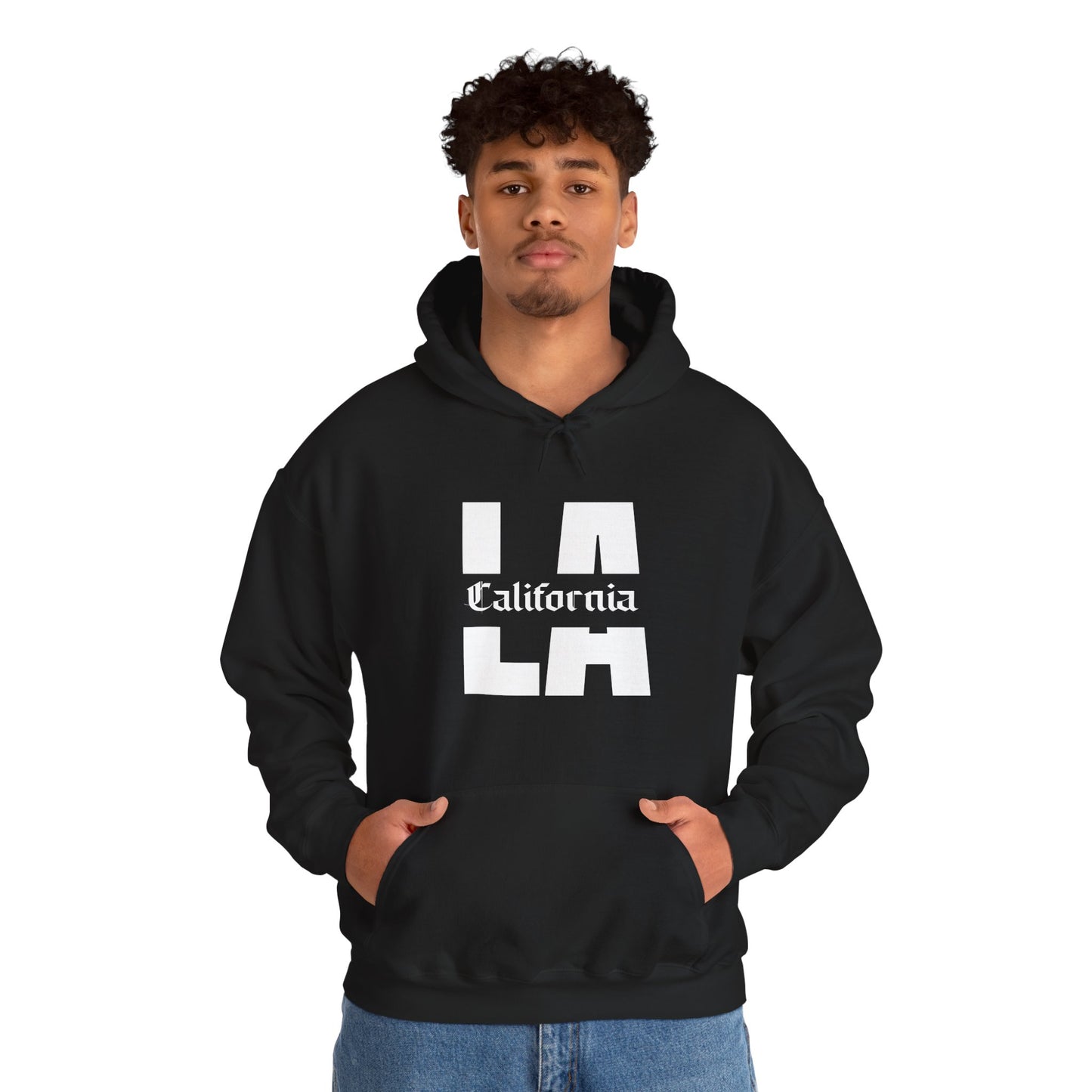 LA California Retro Block Hoodie