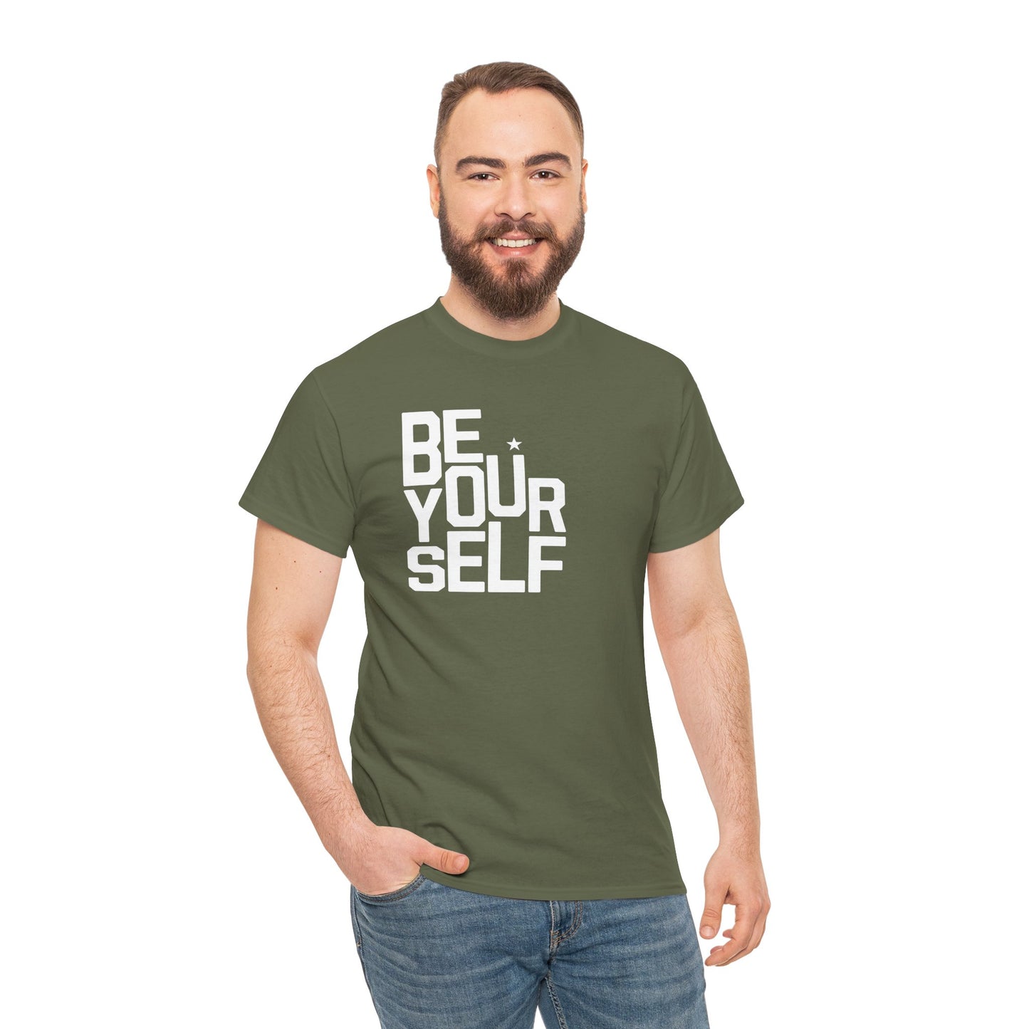 Be Yourself Unisex Heavy Cotton Premium Inspirational Tee