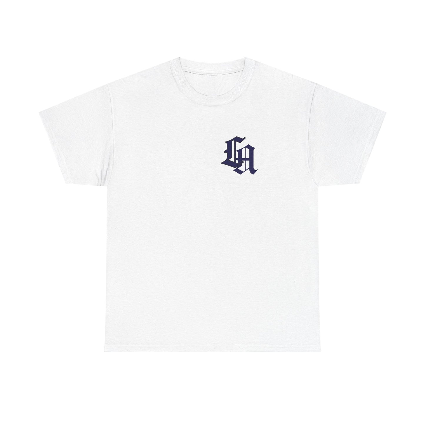 Gothic LA Minimalist Chest Tee: Premium Urban Streetwear