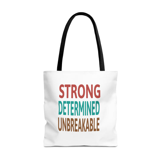 Strong Determined Unbreakable Tote Bag