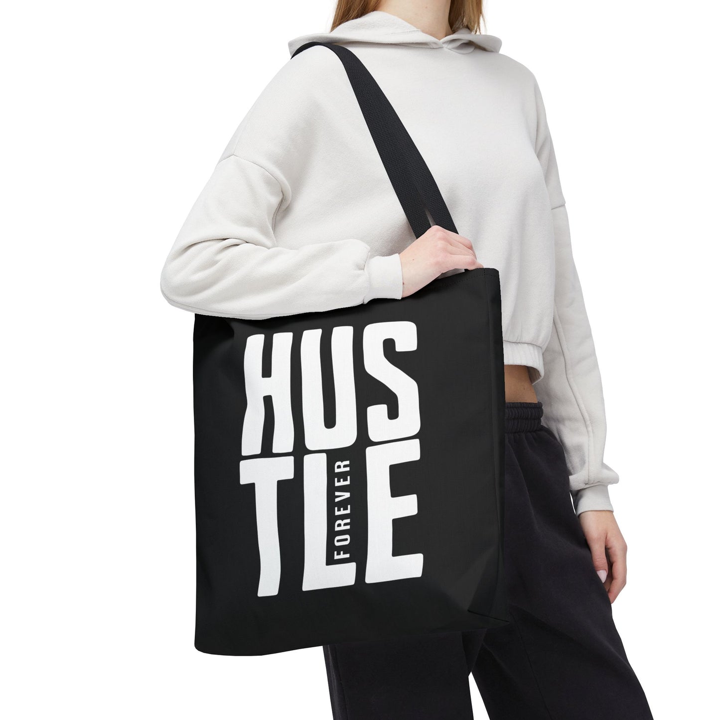 Hustle Forever Canvas Tote Bag