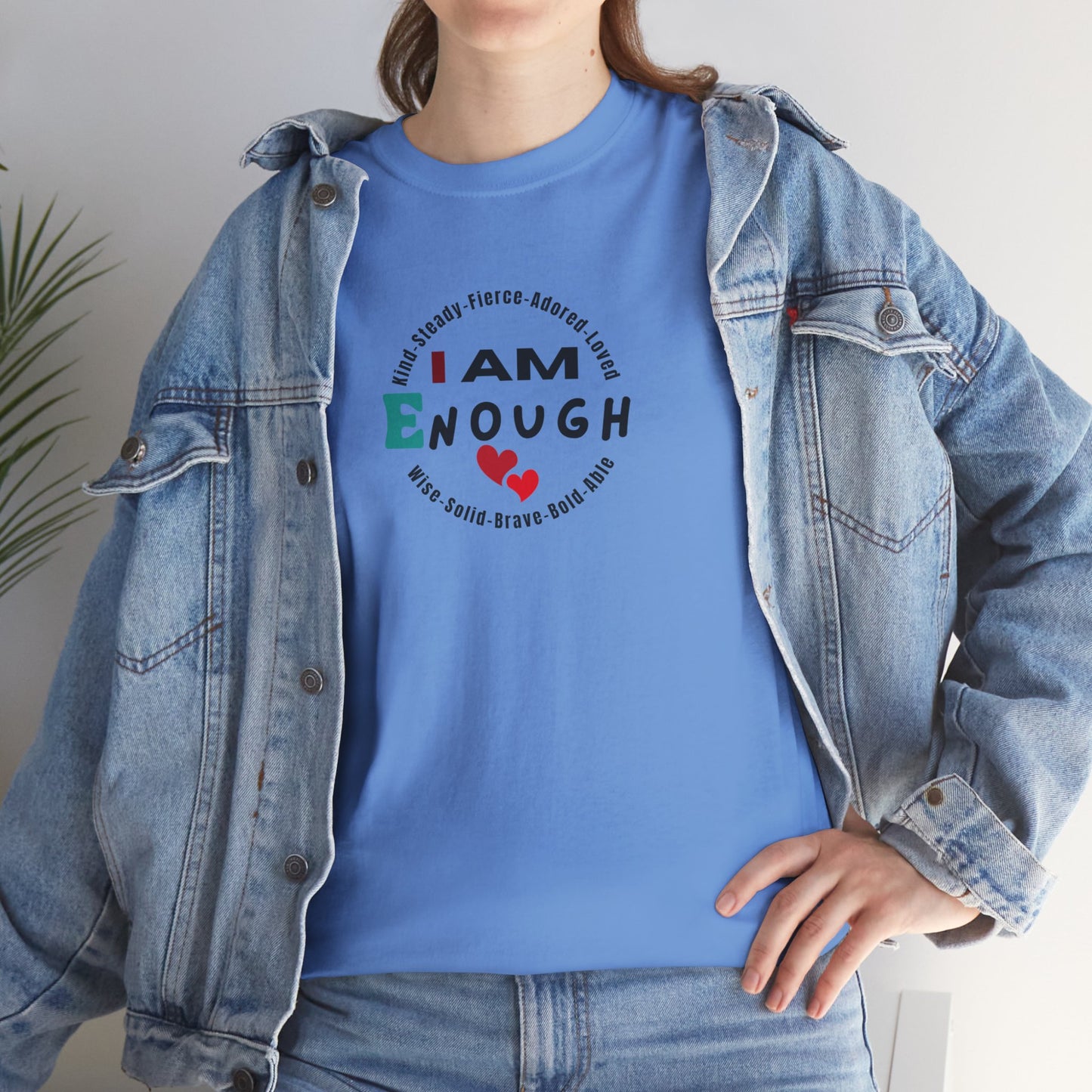 I Am Enough Unisex Heavy Cotton Tee