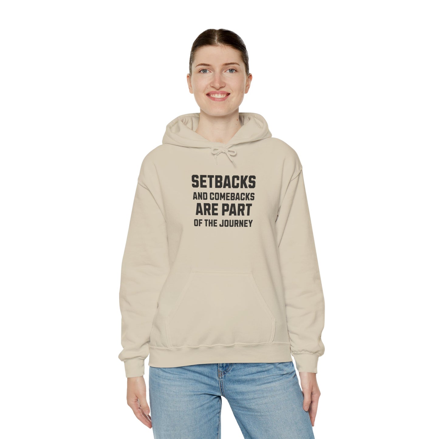 Never Give Up Motivational Hoodie