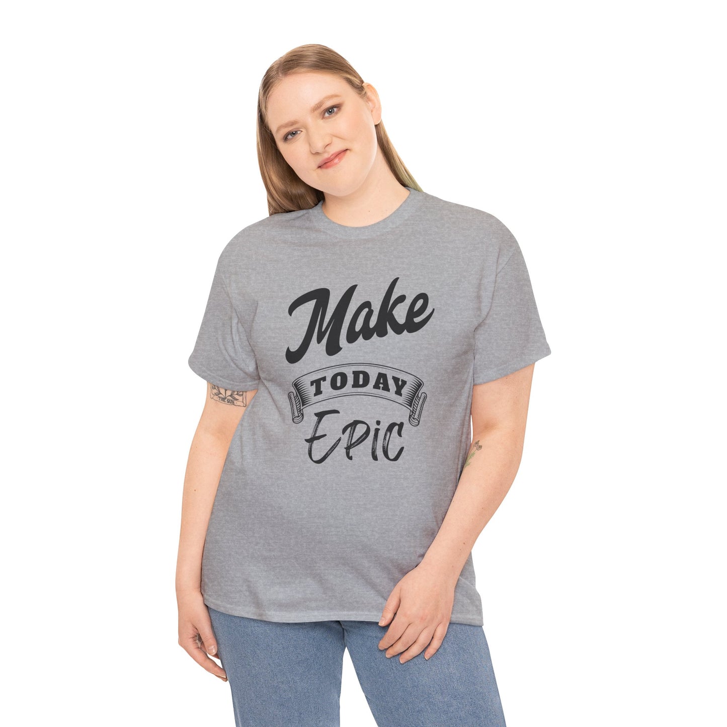 Make Today Epic Motivational Tee: Premium Graphic Shirt