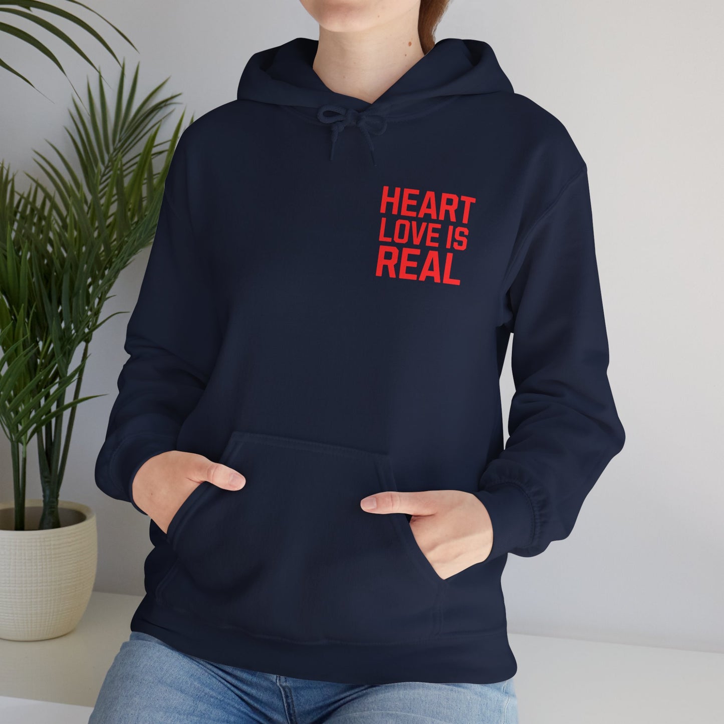 Heart Love Is Real Hoodie