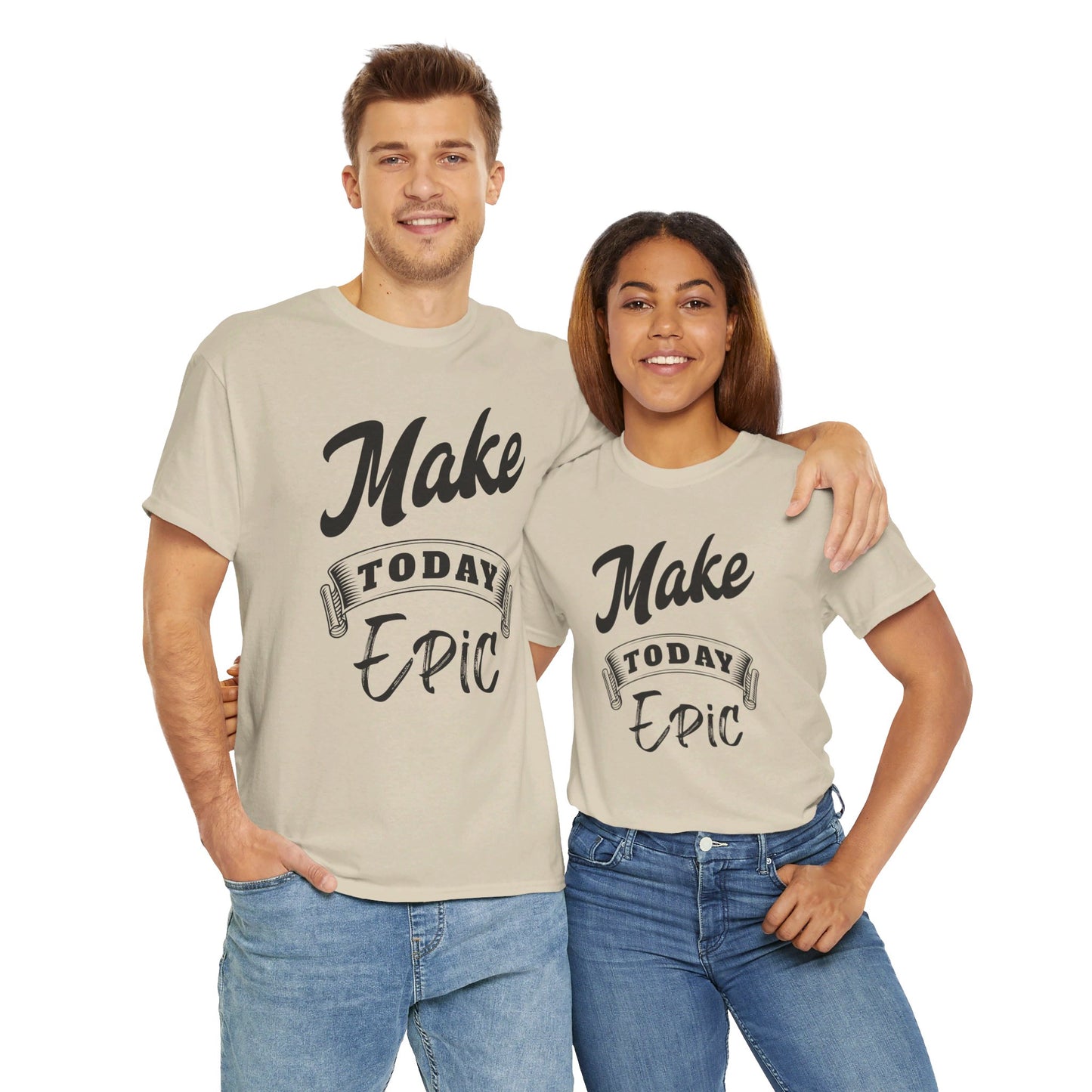 Make today epic Unisex Heavy Cotton Tee