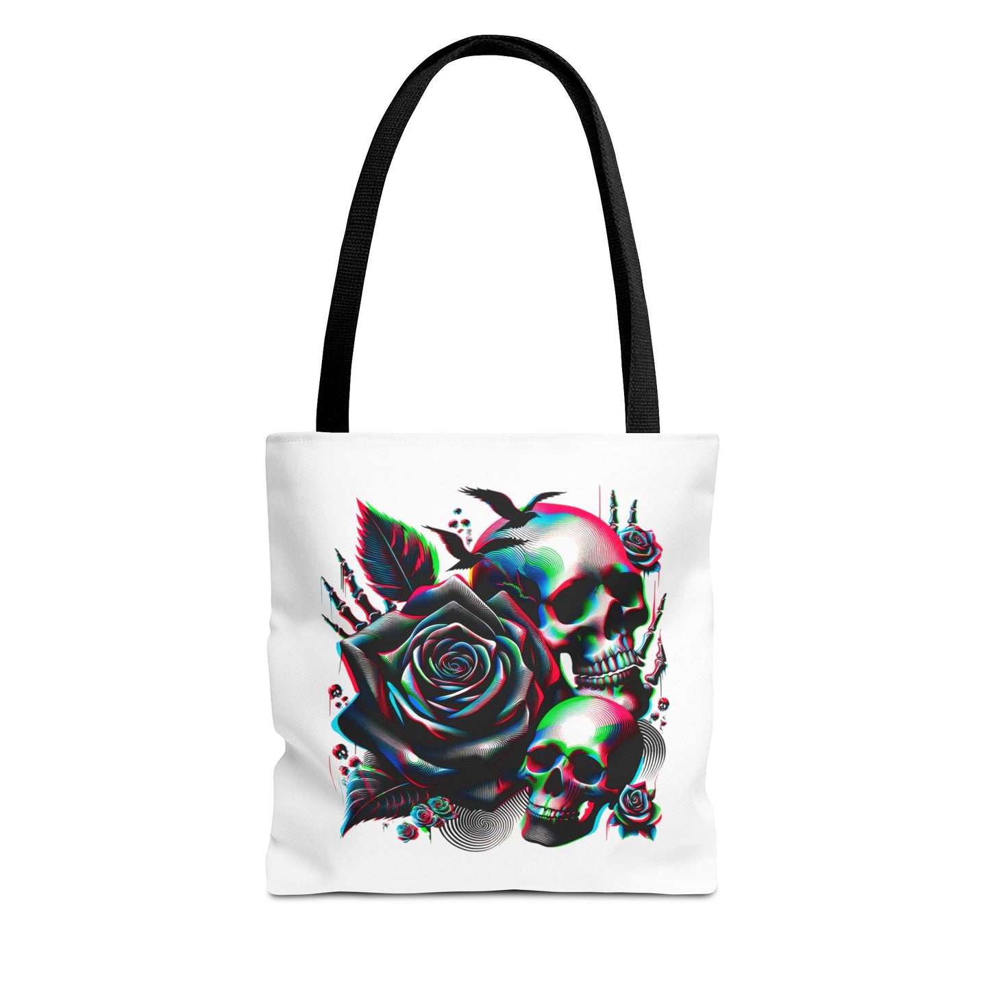 Skulls and Roses Tote Bag