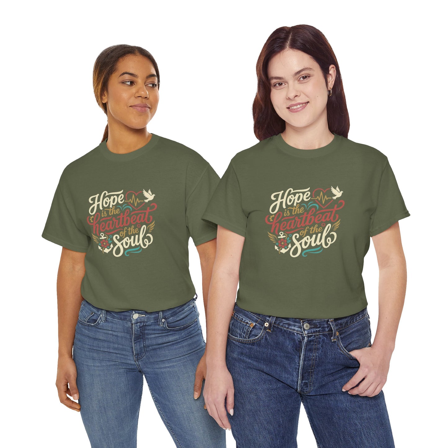 Purposeful Style: Hope Is a Heartbeat of the Soul Premium Tee
